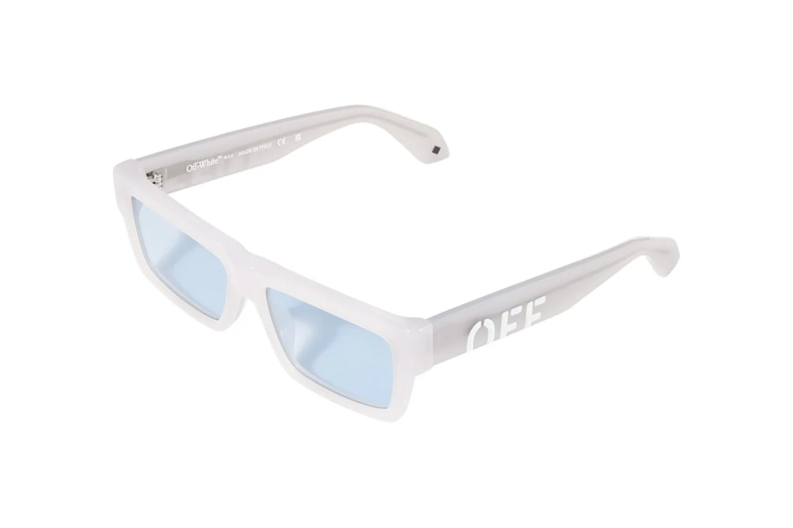 Off-White OW1035 MONTGOMERY 940 Occhiali da sole Acetato Trasparente Azzurro Squadrata Normale - immagine 1