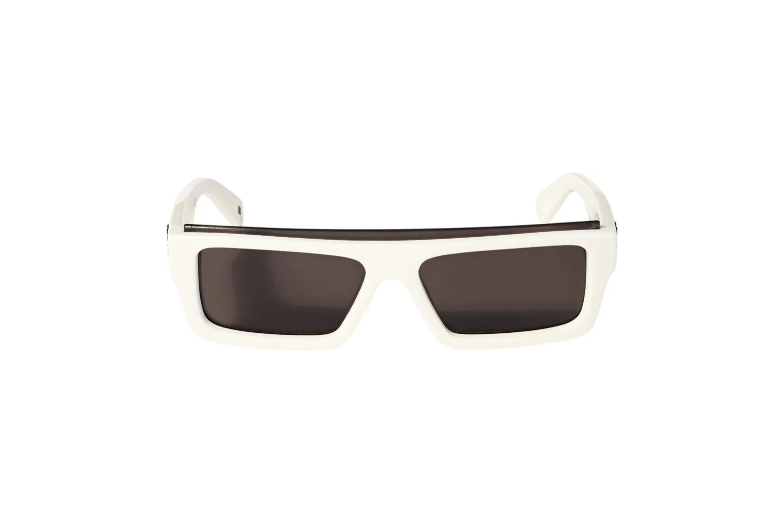 Off-White OW1048 ELIZABETH S 107 Occhiali da sole Acetato Bianco Grigio Squadrata Normale - immagine 2
