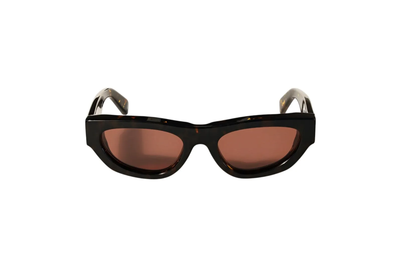 Off-White OW1050 HONOLULU 6064 Occhiali da sole Acetato Havana Marrone Geometrica Normale - immagine 2