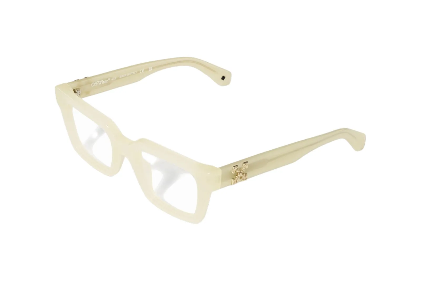 Off-White OW5008 Style 21 6200 Montature da vista Acetato Beige Squadrata - immagine 1