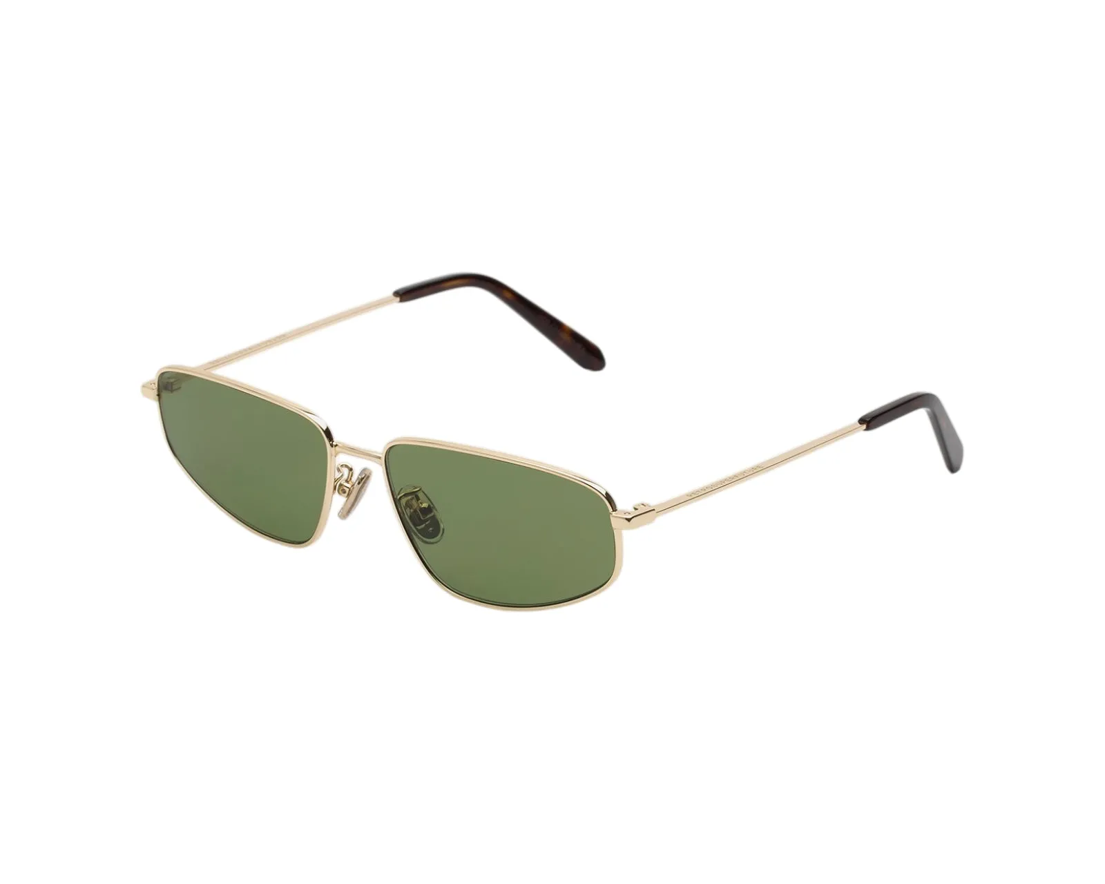 Retrosuperfuture HOS ISEDRA CLASSIC Occhiali da sole Metallo Oro Verde Geometrica Normale - immagine 1