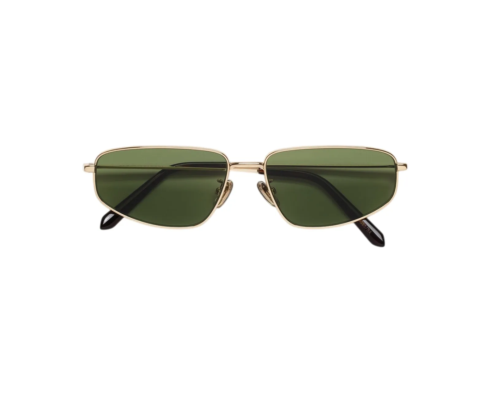 Retrosuperfuture HOS ISEDRA CLASSIC Occhiali da sole Metallo Oro Verde Geometrica Normale - immagine 2