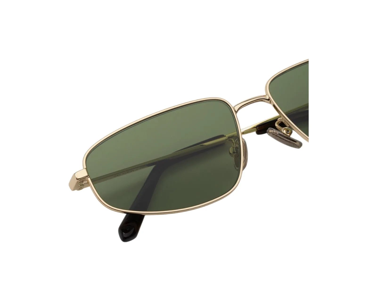 Retrosuperfuture HOS ISEDRA CLASSIC Occhiali da sole Metallo Oro Verde Geometrica Normale - immagine 3