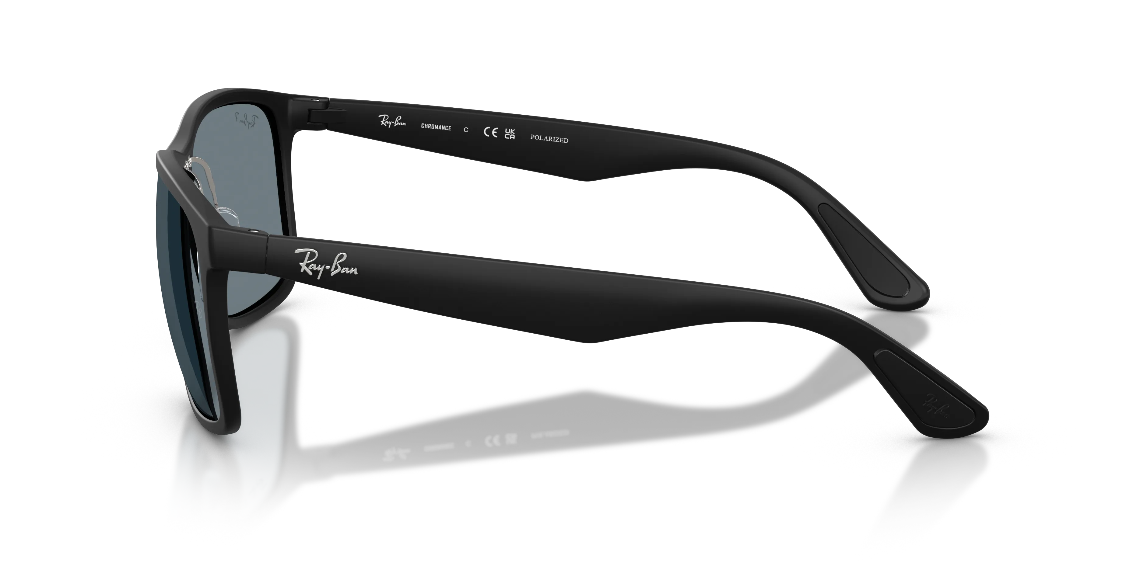 Ray - Ban RB4264 601S80 Occhiali da sole Nylon Nero Squadrata Polarizzata - immagine 4