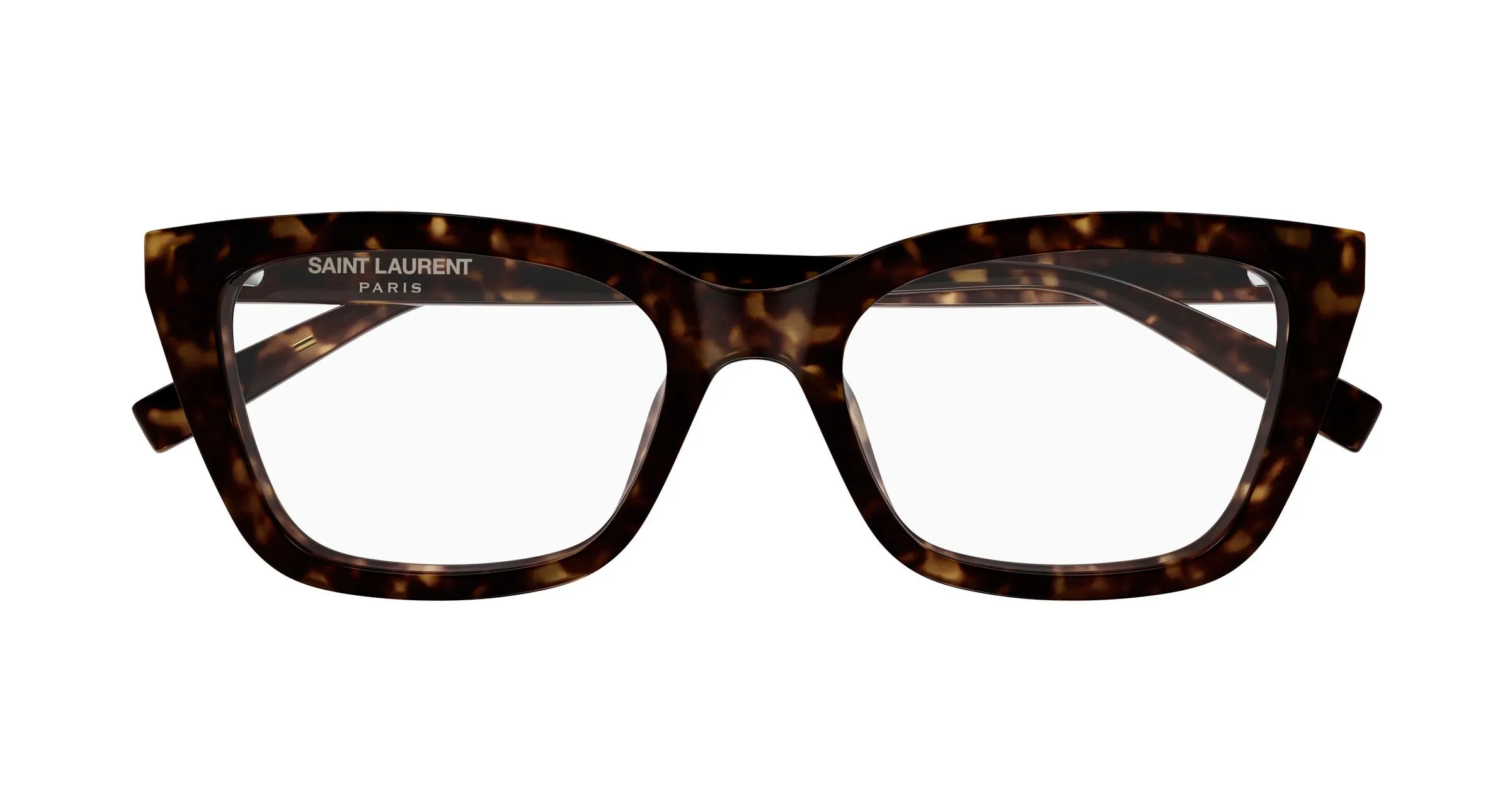 SAINT LAURENT SL 911 002 Montature da vista Acetato Havana Trasparente Cat Eye - immagine 2
