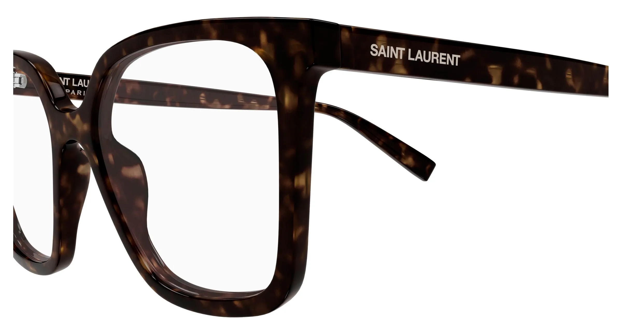 SAINT LAURENT SL 910 002 Montature da vista Acetato Havana Trasparente Cat Eye - immagine 3