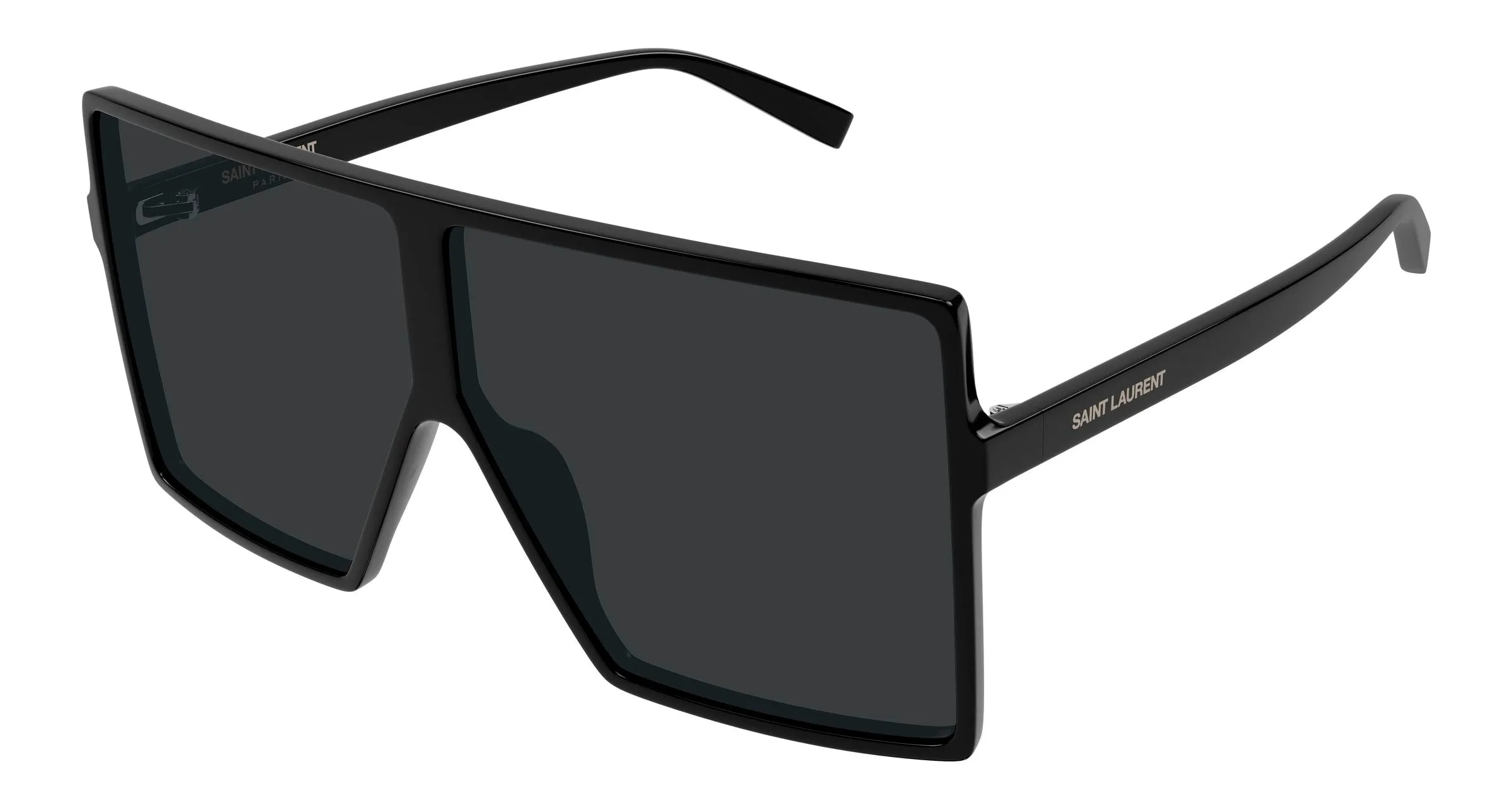 SAINT LAURENT SL 909 BETTY S 001 Occhiali da sole Acetato Nero Nero Squadrata - immagine 1