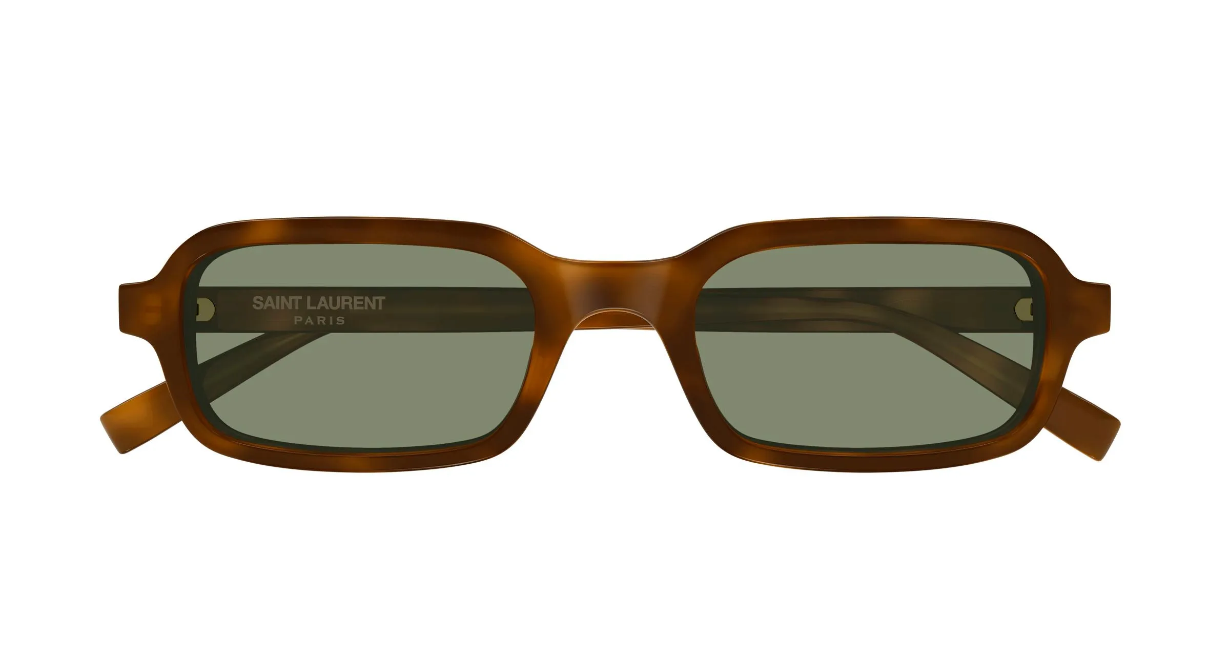 SAINT LAURENT SL 908 003 Occhiali da sole Acetato Havana Verde Squadrata - immagine 2