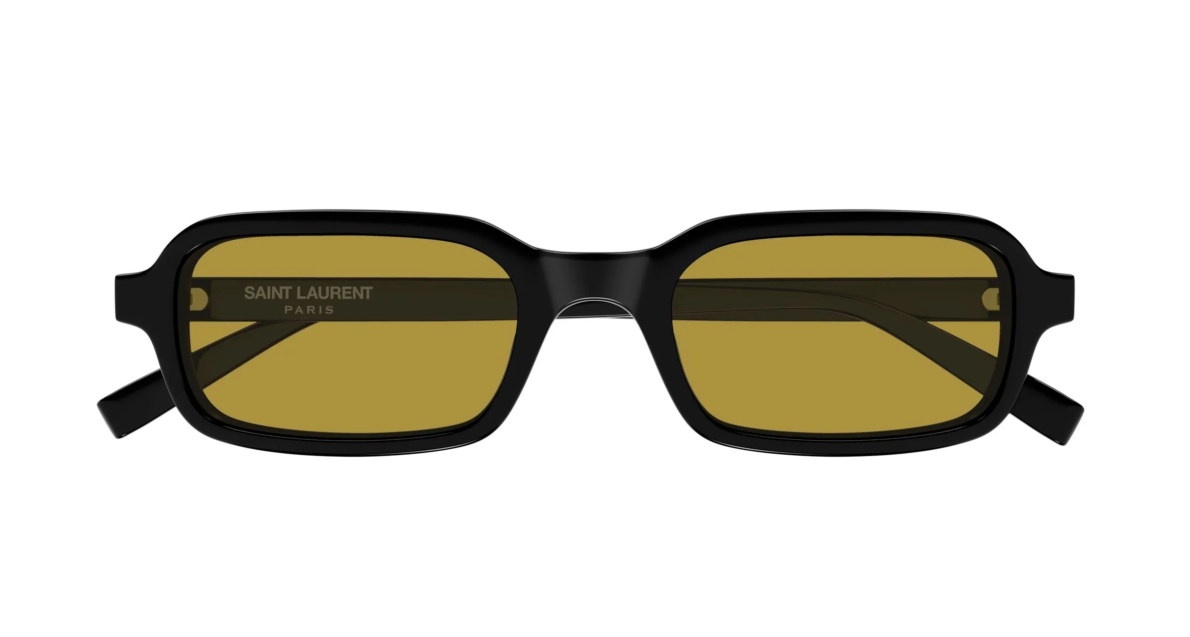 SAINT LAURENT SL 908 002 Occhiali da sole Acetato Nero Giallo Squadrata - immagine 2