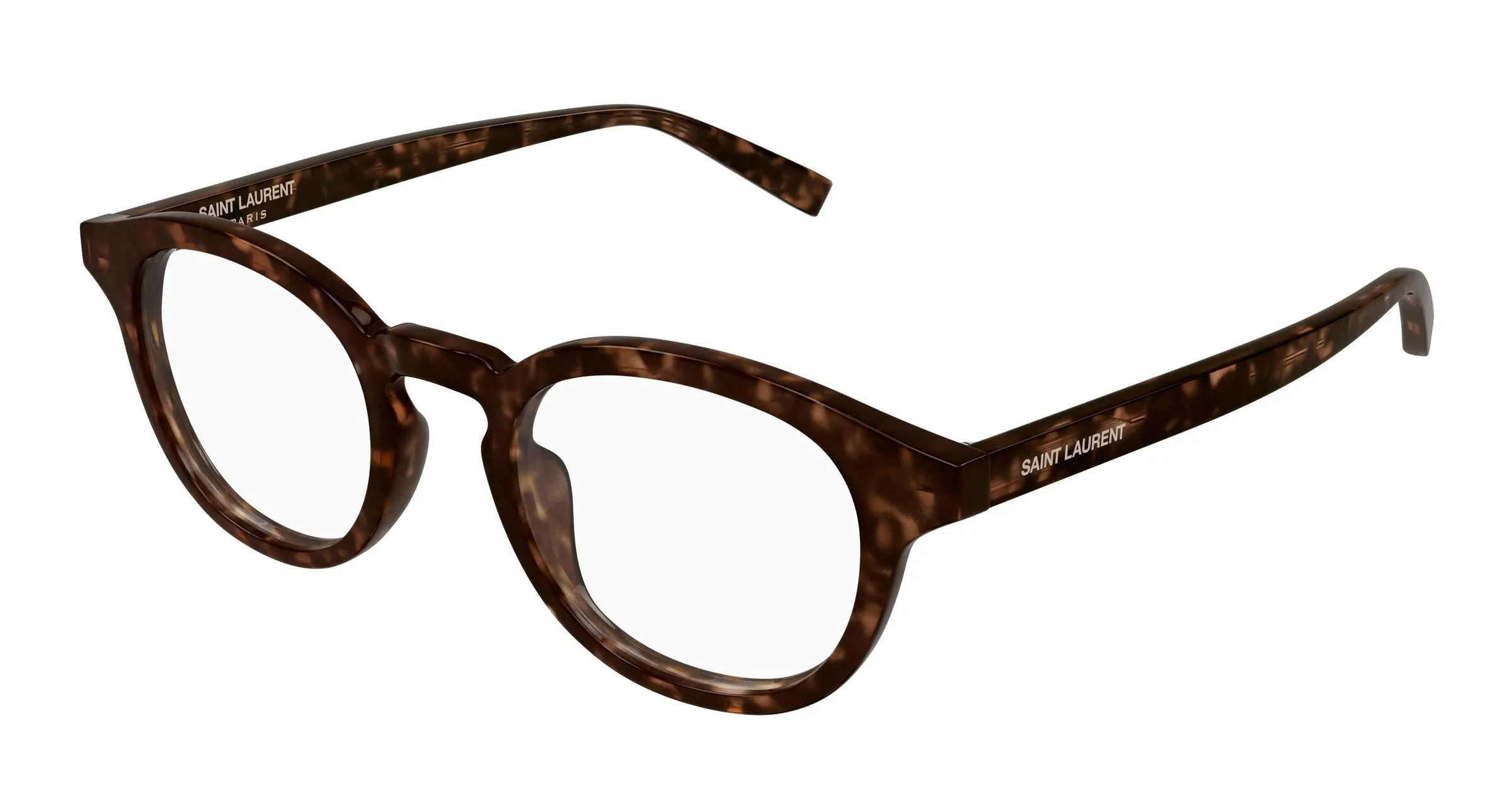 SAINT LAURENT SL 907 002 Montature da vista Acetato Havana Trasparente Cat Eye - immagine 1