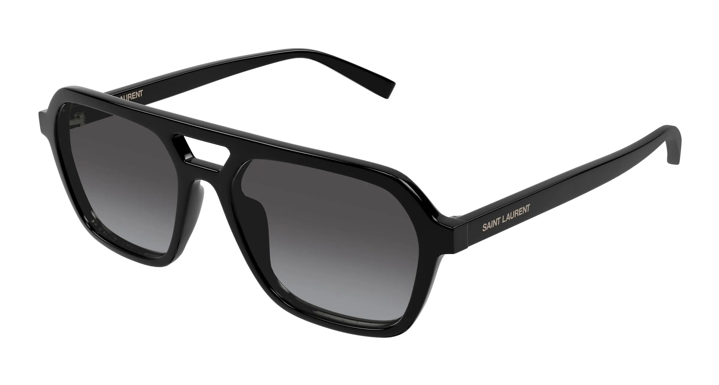 SAINT LAURENT SL 905 001 Occhiali da sole Acetato Nero Grigio Squadrata - immagine 1