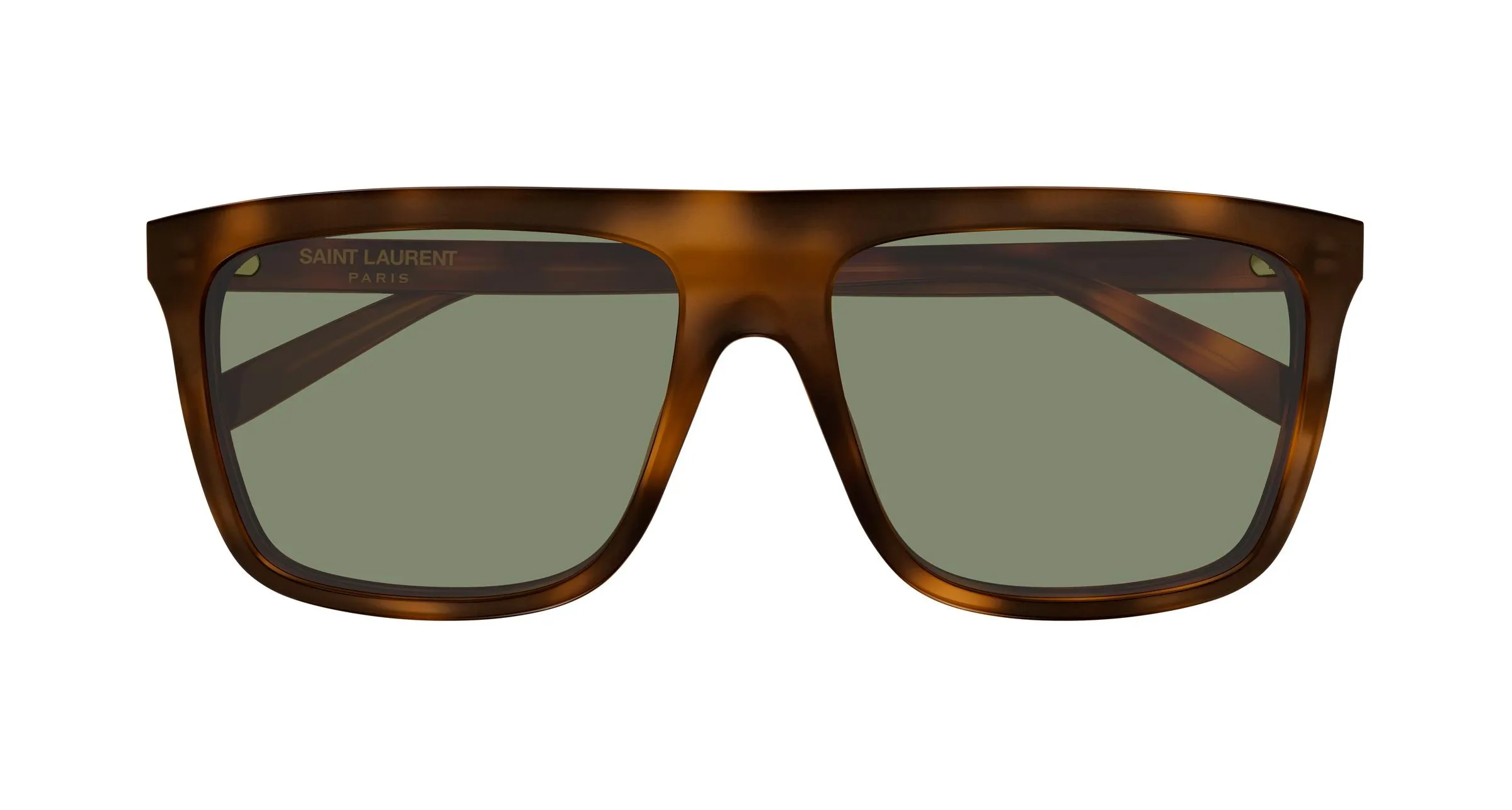 SAINT LAURENT SL 904 004 Occhiali da sole Acetato Havana Verde Squadrata - immagine 2