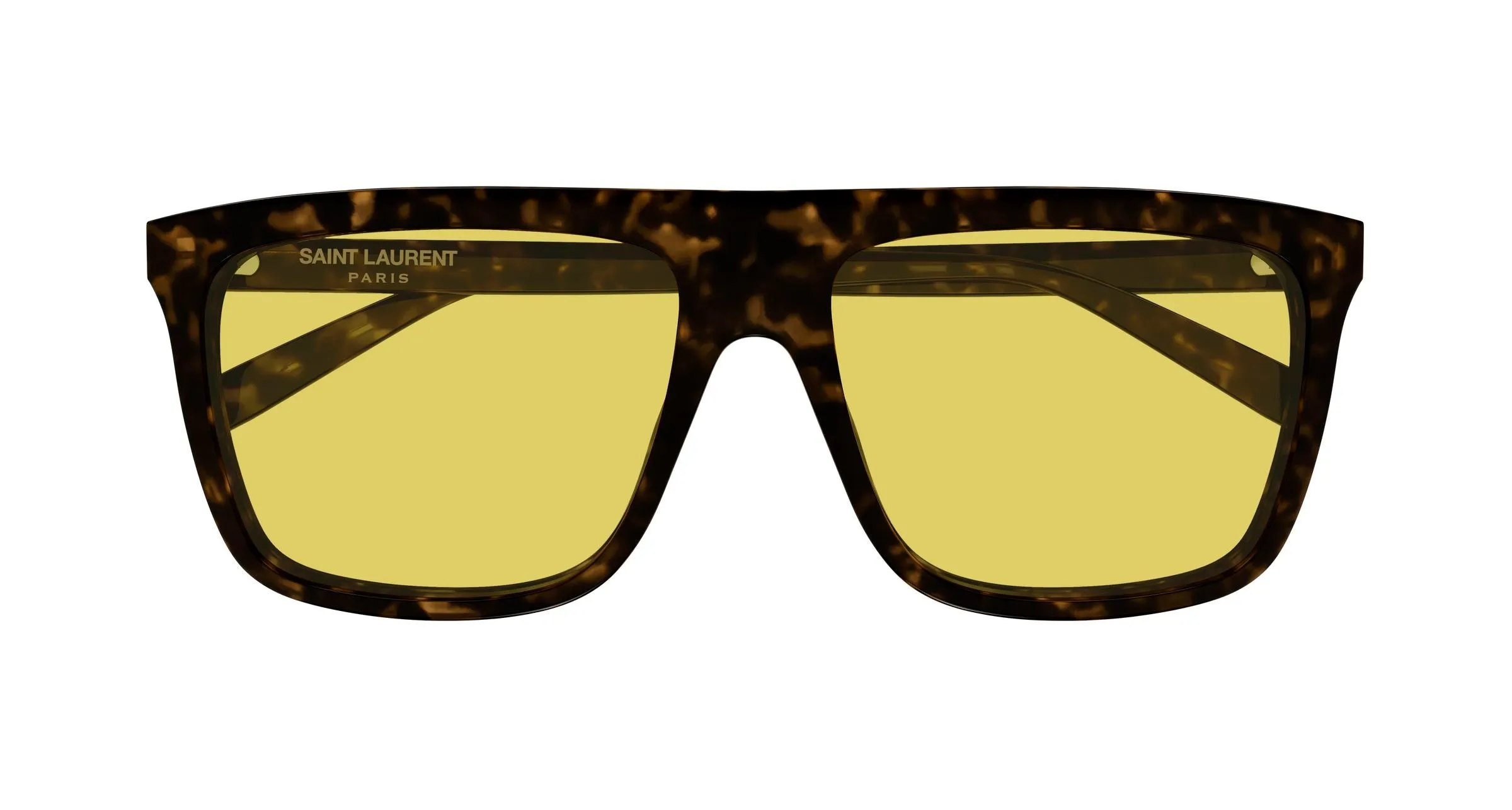 SAINT LAURENT SL 904 003 Occhiali da sole Acetato Havana Giallo Squadrata - immagine 2