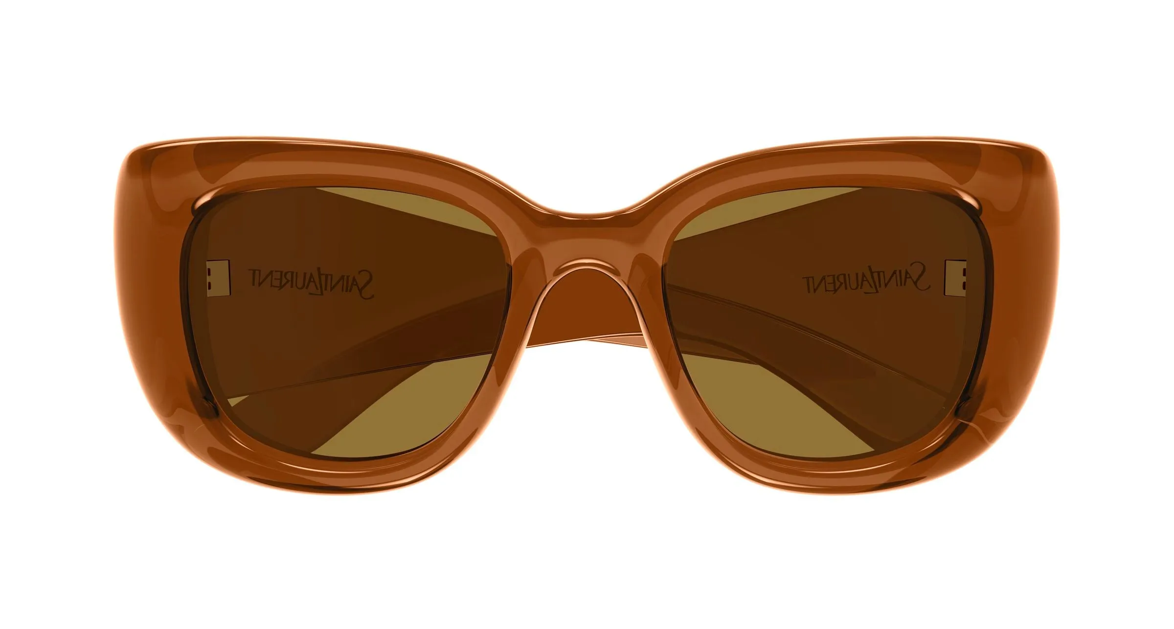 SAINT LAURENT SL 903 HOWL 007 Occhiali da sole Bio-iniettato Marrone Marrone Cat Eye - immagine 2