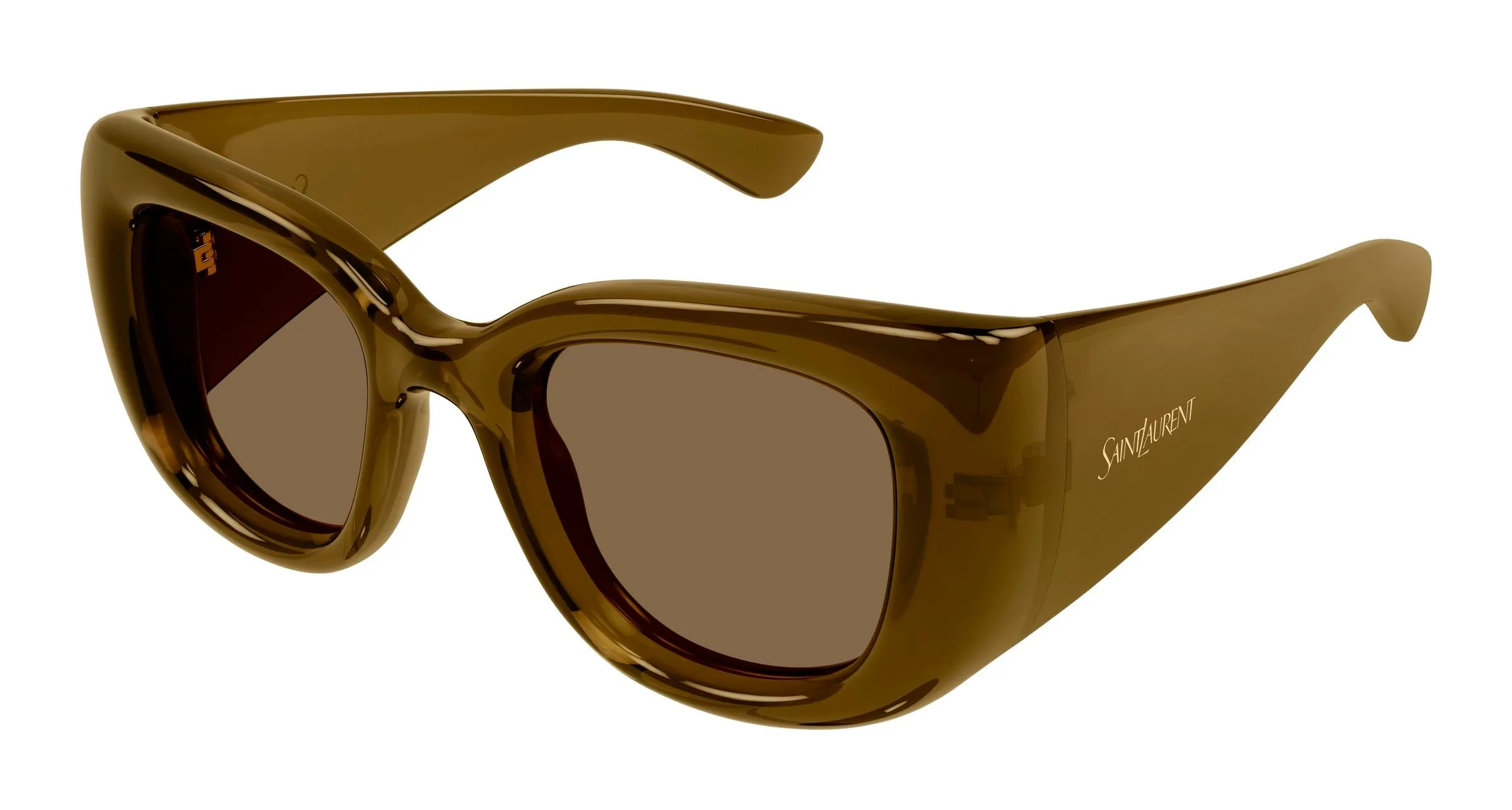 SAINT LAURENT SL 903 HOWL 004 Occhiali da sole Bio-iniettato Marrone Marrone Cat Eye - immagine 1