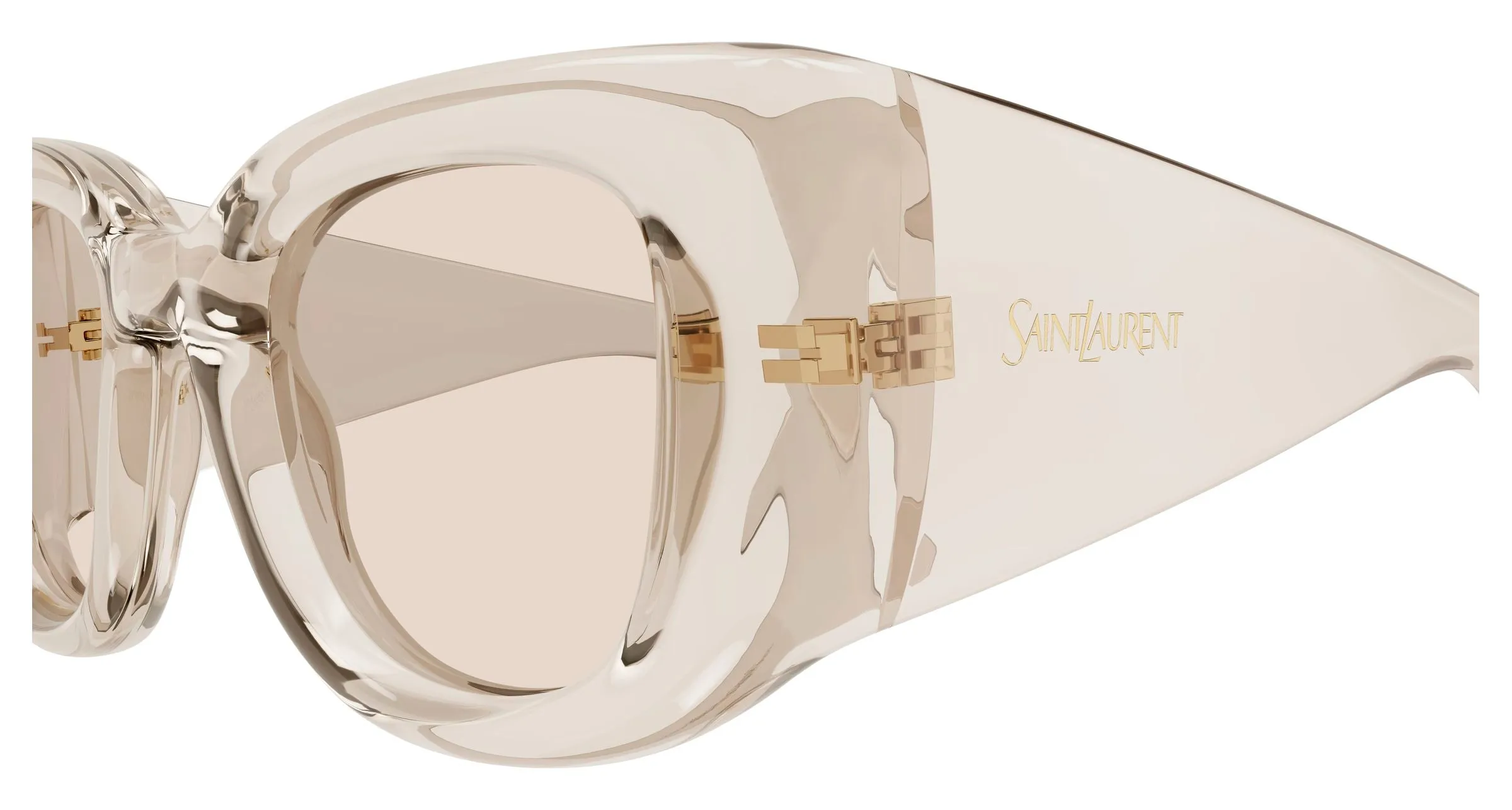 SAINT LAURENT SL 903 HOWL 002 Occhiali da sole Bio-iniettato Beige Marrone Cat Eye - immagine 3