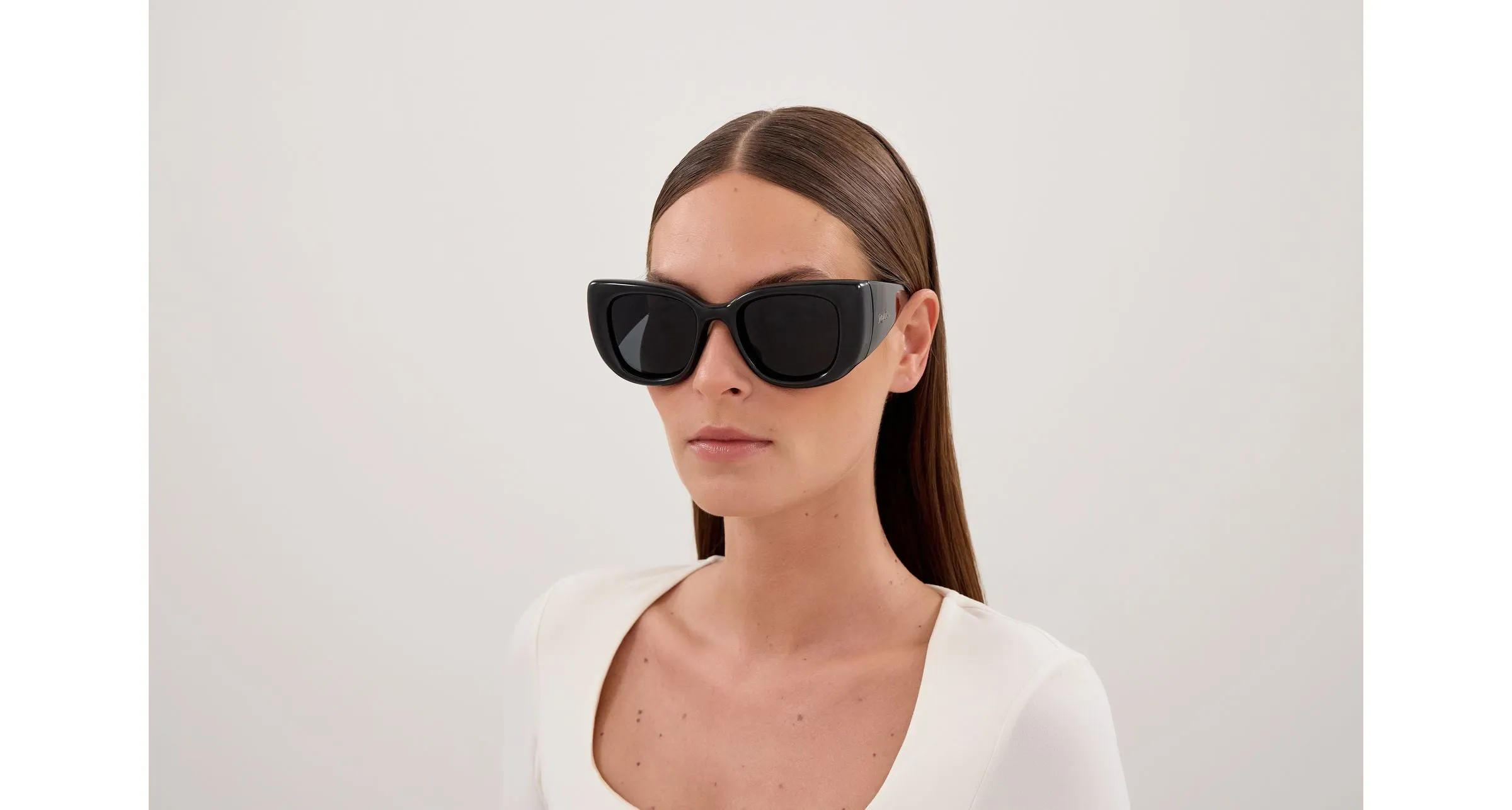 SAINT LAURENT SL 903 HOWL 001 Occhiali da sole Bio-iniettato Nero Nero Cat Eye - immagine 4