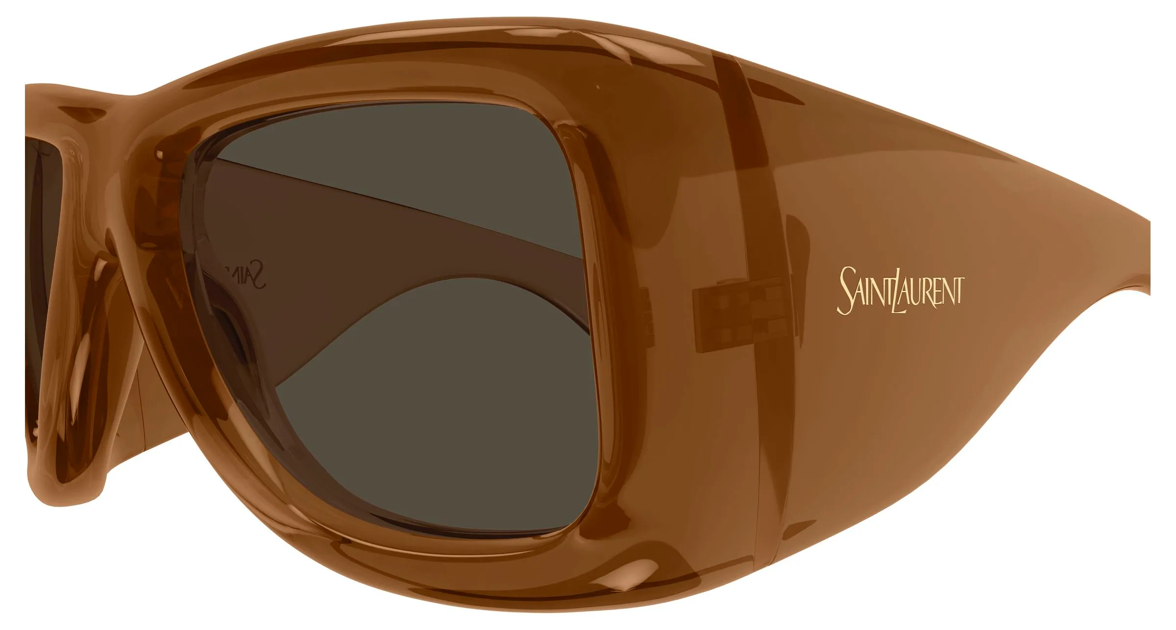 SAINT LAURENT SL 902 HOWL 017 Occhiali da sole Bio-iniettato Marrone Marrone Pilot - immagine 3