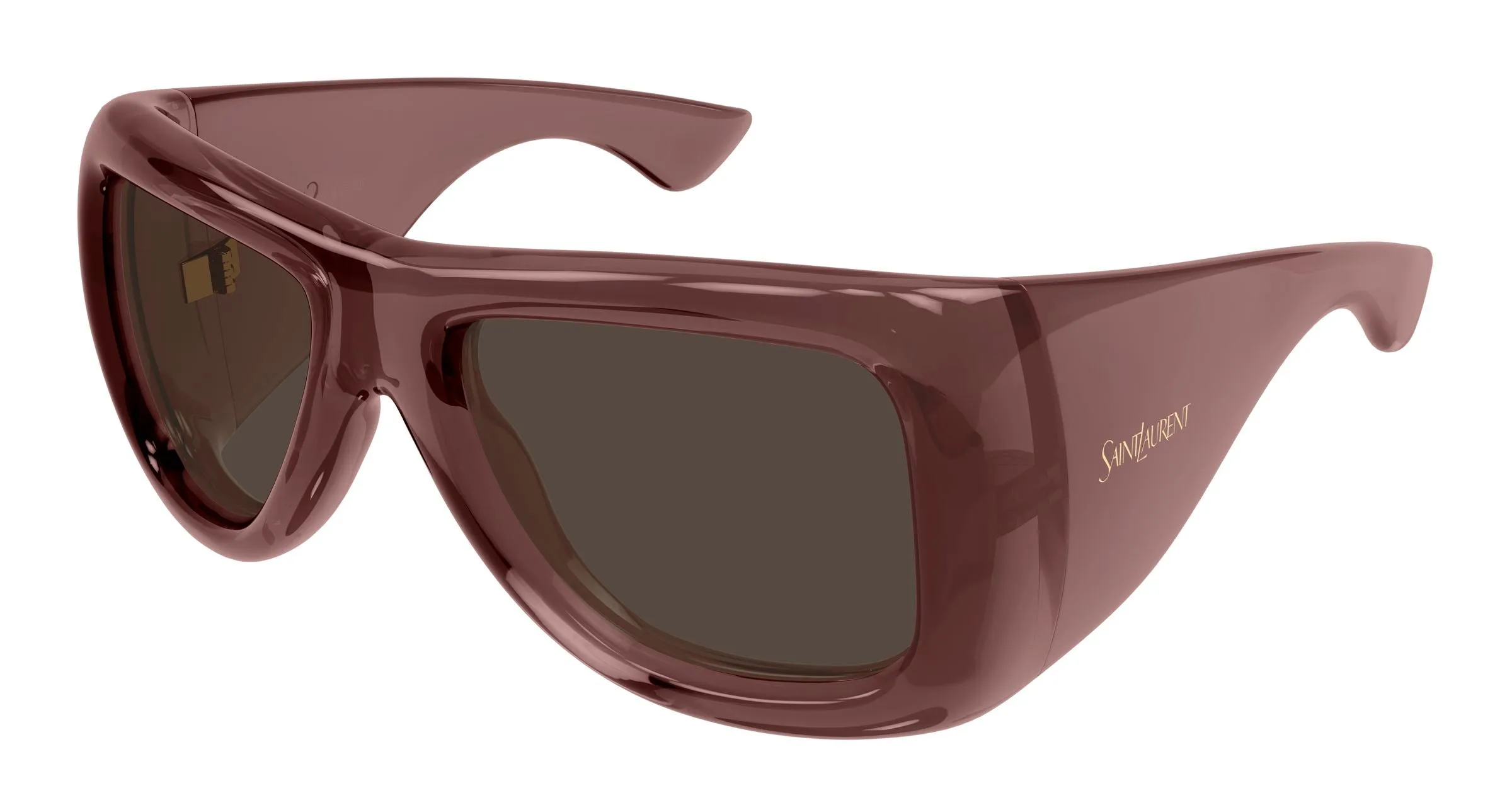 SAINT LAURENT SL 902 HOWL 016 Occhiali da sole Bio-iniettato Rosso Marrone Pilot - immagine 1