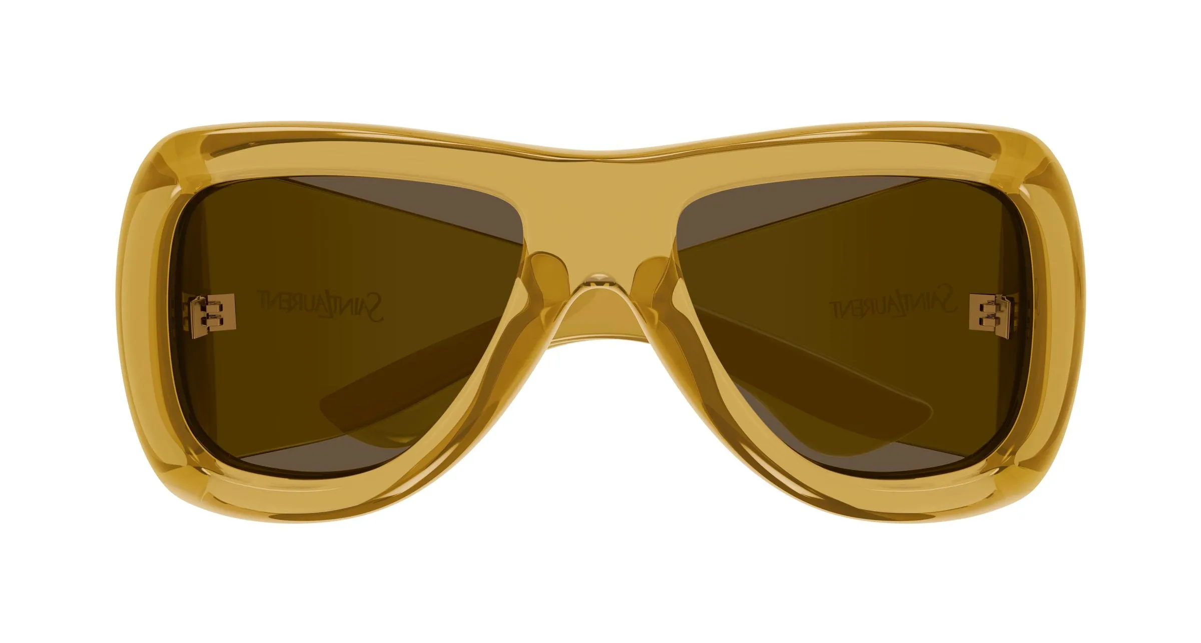 SAINT LAURENT SL 902 HOWL 011 Occhiali da sole Bio-iniettato Giallo Marrone Pilot - immagine 2