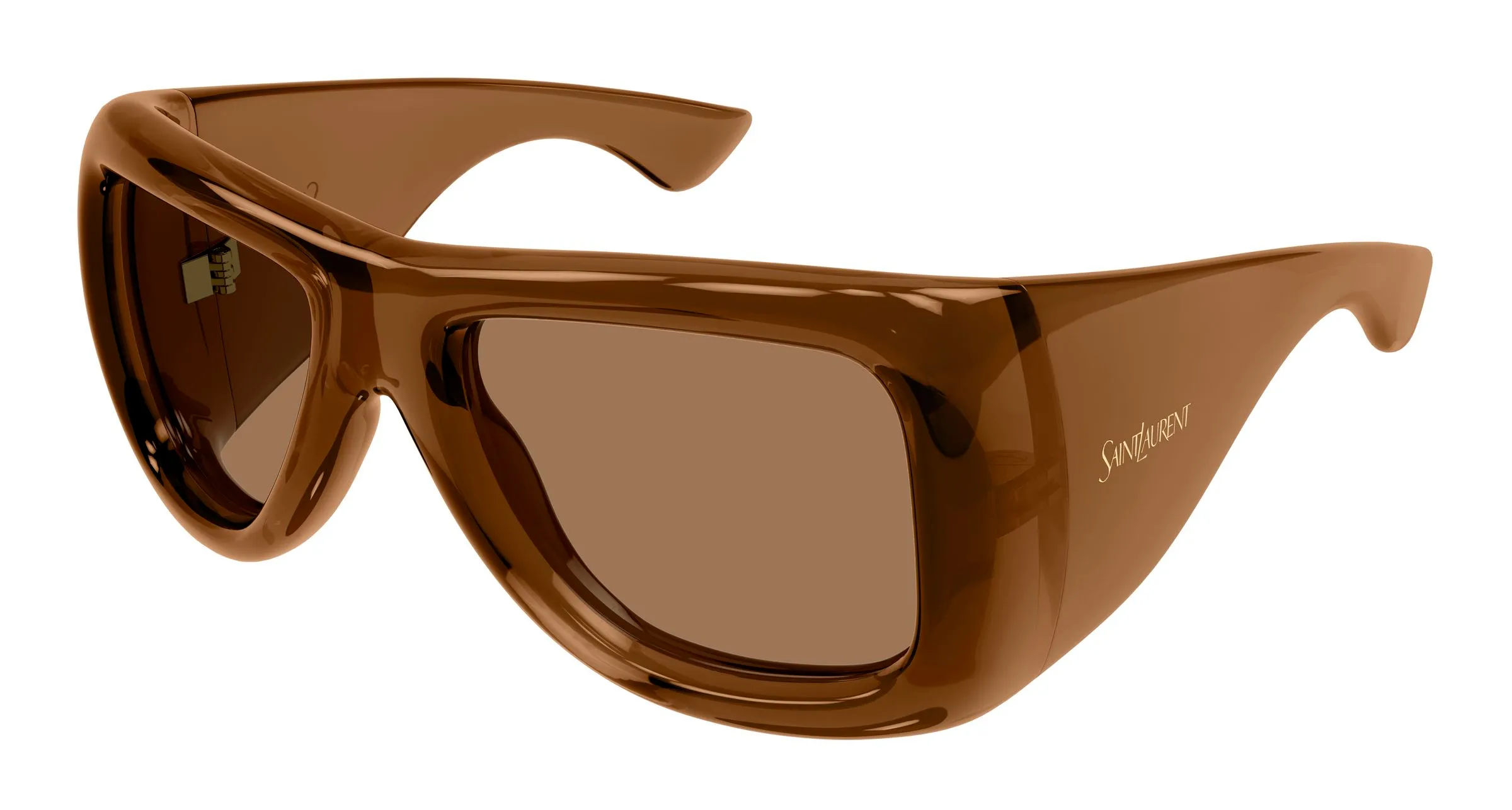 SAINT LAURENT SL 902 HOWL 007 Occhiali da sole Bio-iniettato Marrone Marrone Pilot - immagine 1