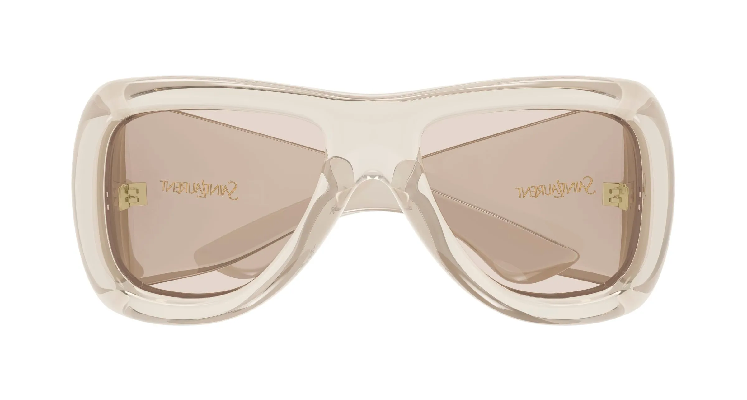 SAINT LAURENT SL 902 HOWL 002 Occhiali da sole Bio-iniettato Beige Marrone Pilot - immagine 2
