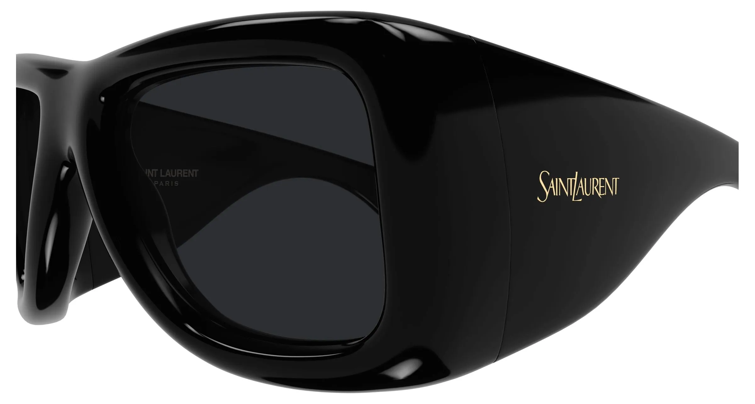SAINT LAURENT SL 902 HOWL 001 Occhiali da sole Bio-iniettato Nero Nero Pilot - immagine 3