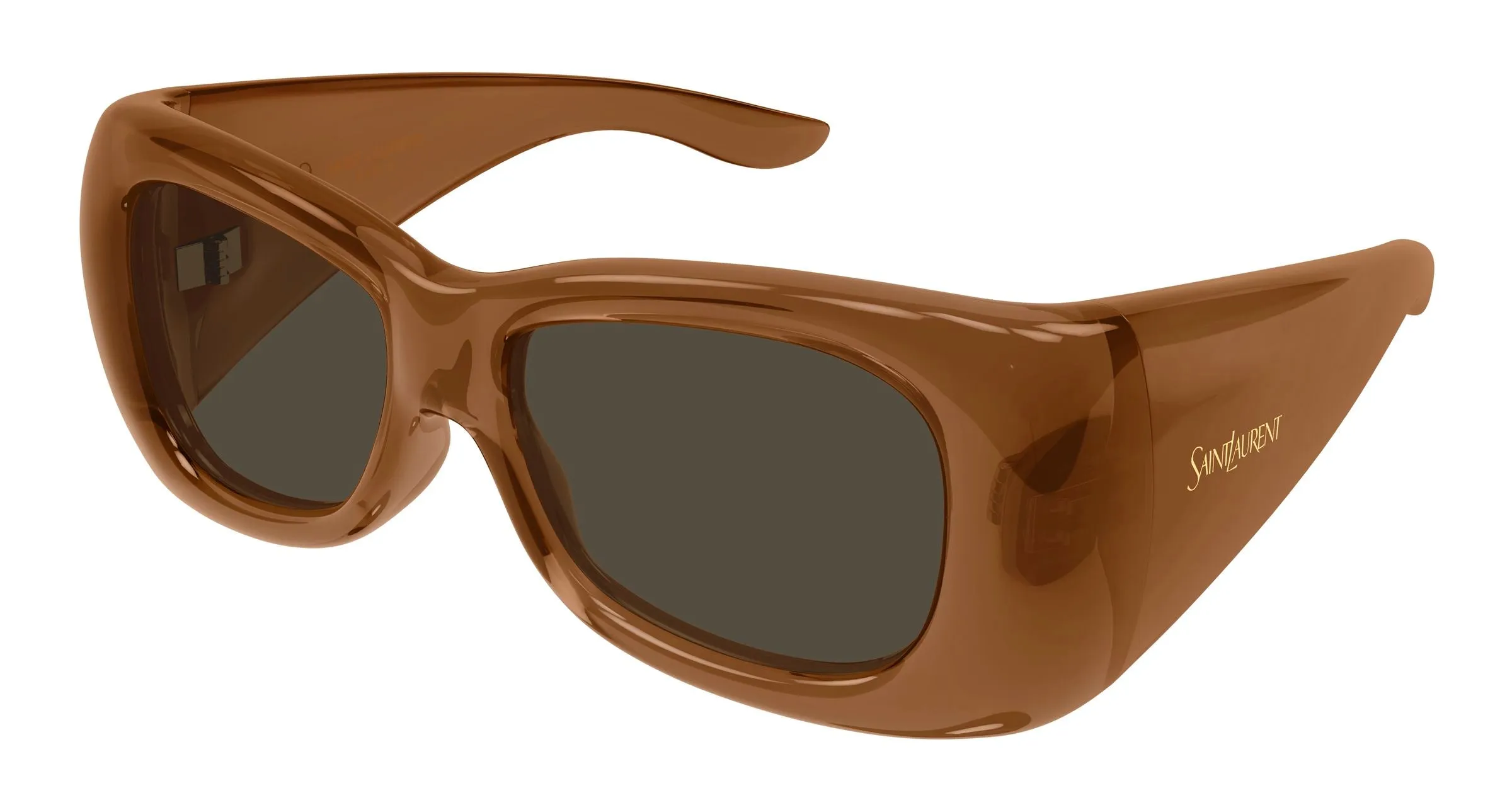 SAINT LAURENT SL 901 HOWL 017 Occhiali da sole Bio-iniettato Marrone Marrone Squadrata - immagine 1