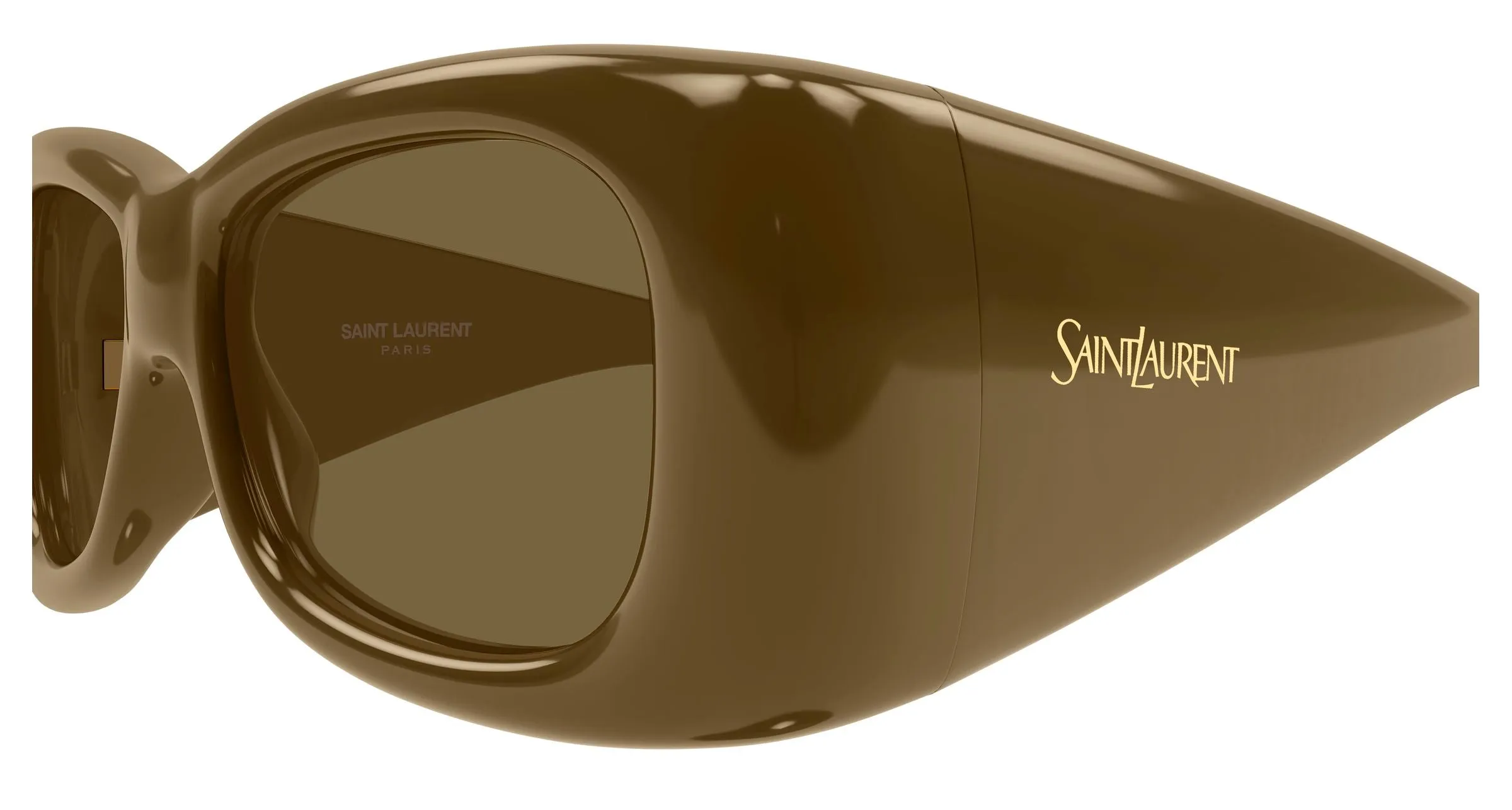 SAINT LAURENT SL 901 HOWL 009 Occhiali da sole Bio-iniettato Marrone Marrone Squadrata - immagine 3