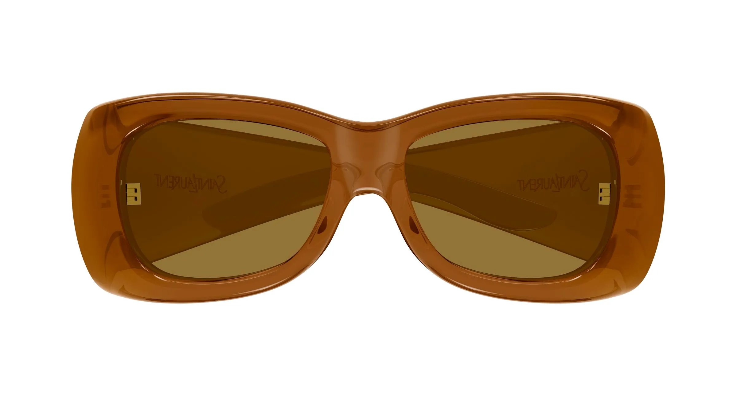 SAINT LAURENT SL 901 HOWL 007 Occhiali da sole Bio-iniettato Marrone Marrone Squadrata - immagine 2