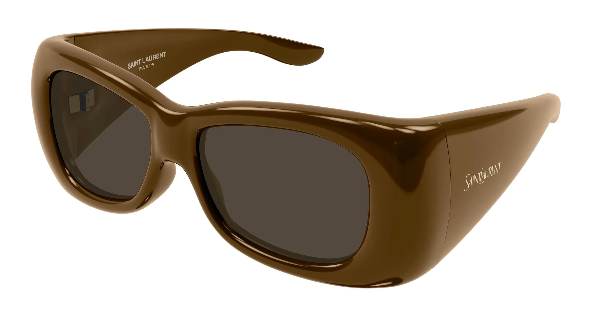 SAINT LAURENT SL 901 HOWL 006 Occhiali da sole Bio-iniettato Marrone Marrone Squadrata - immagine 1