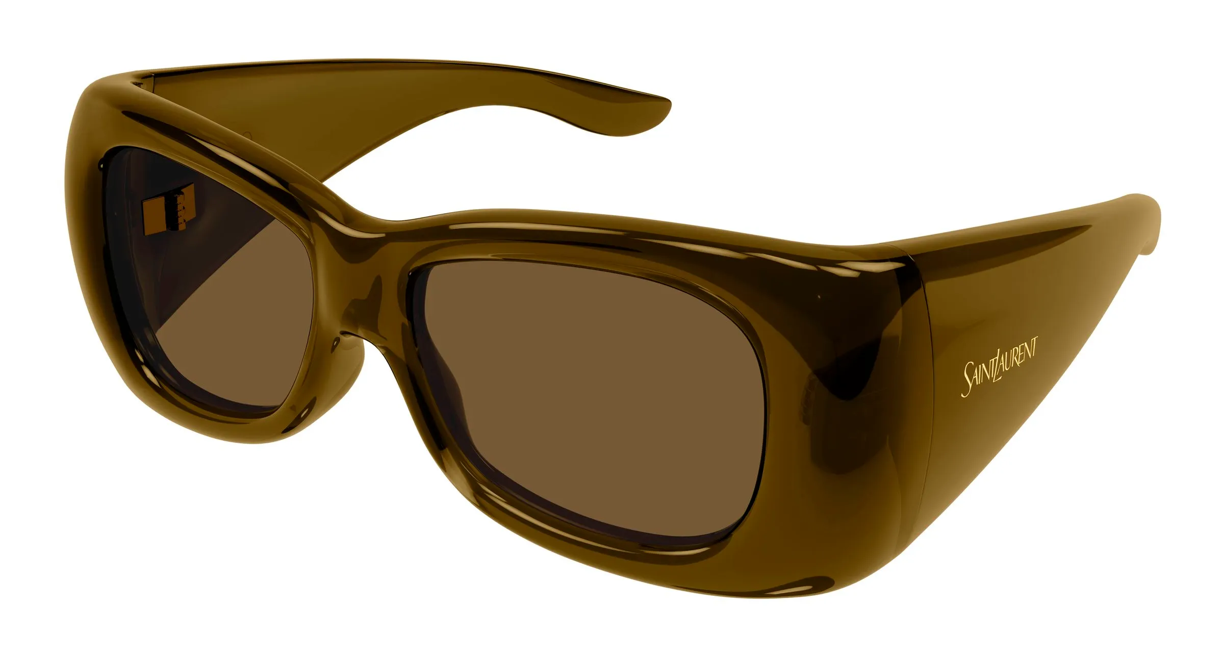 SAINT LAURENT SL 901 HOWL 004 Occhiali da sole Bio-iniettato Marrone Marrone Squadrata - immagine 1