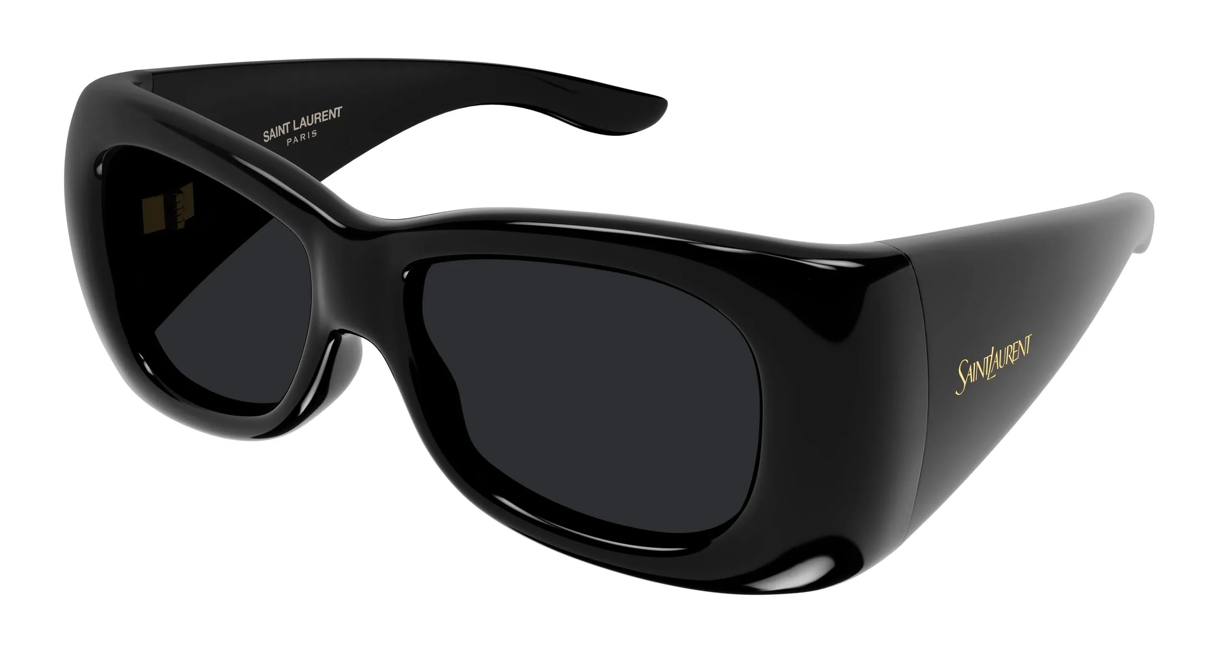 SAINT LAURENT SL 901 HOWL 001 Occhiali da sole Bio-iniettato Nero Nero Squadrata - immagine 1