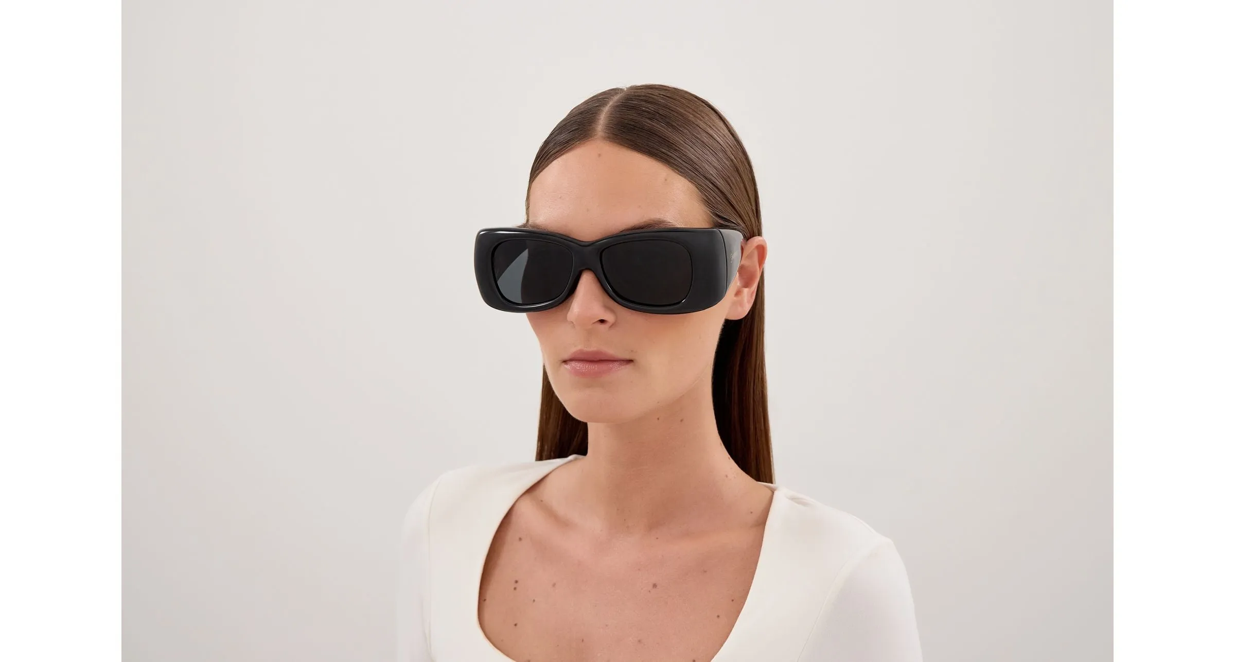 SAINT LAURENT SL 901 HOWL 001 Occhiali da sole Bio-iniettato Nero Nero Squadrata - immagine 4