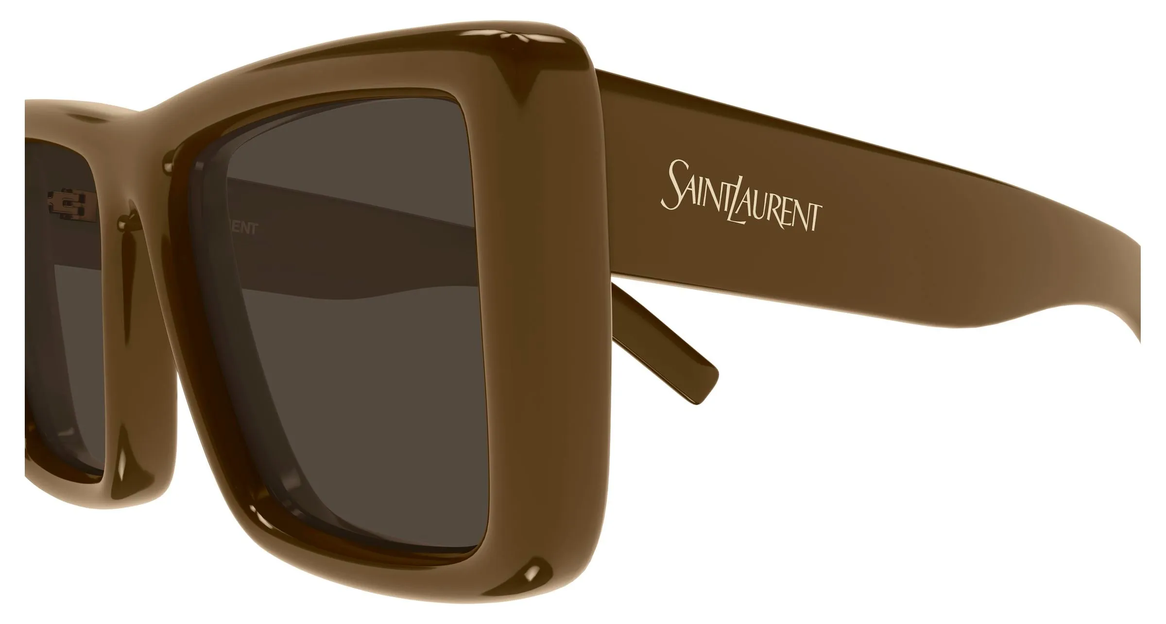 SAINT LAURENT SL 900 HOWL 006 Occhiali da sole Bio-iniettato Marrone Marrone Squadrata - immagine 3