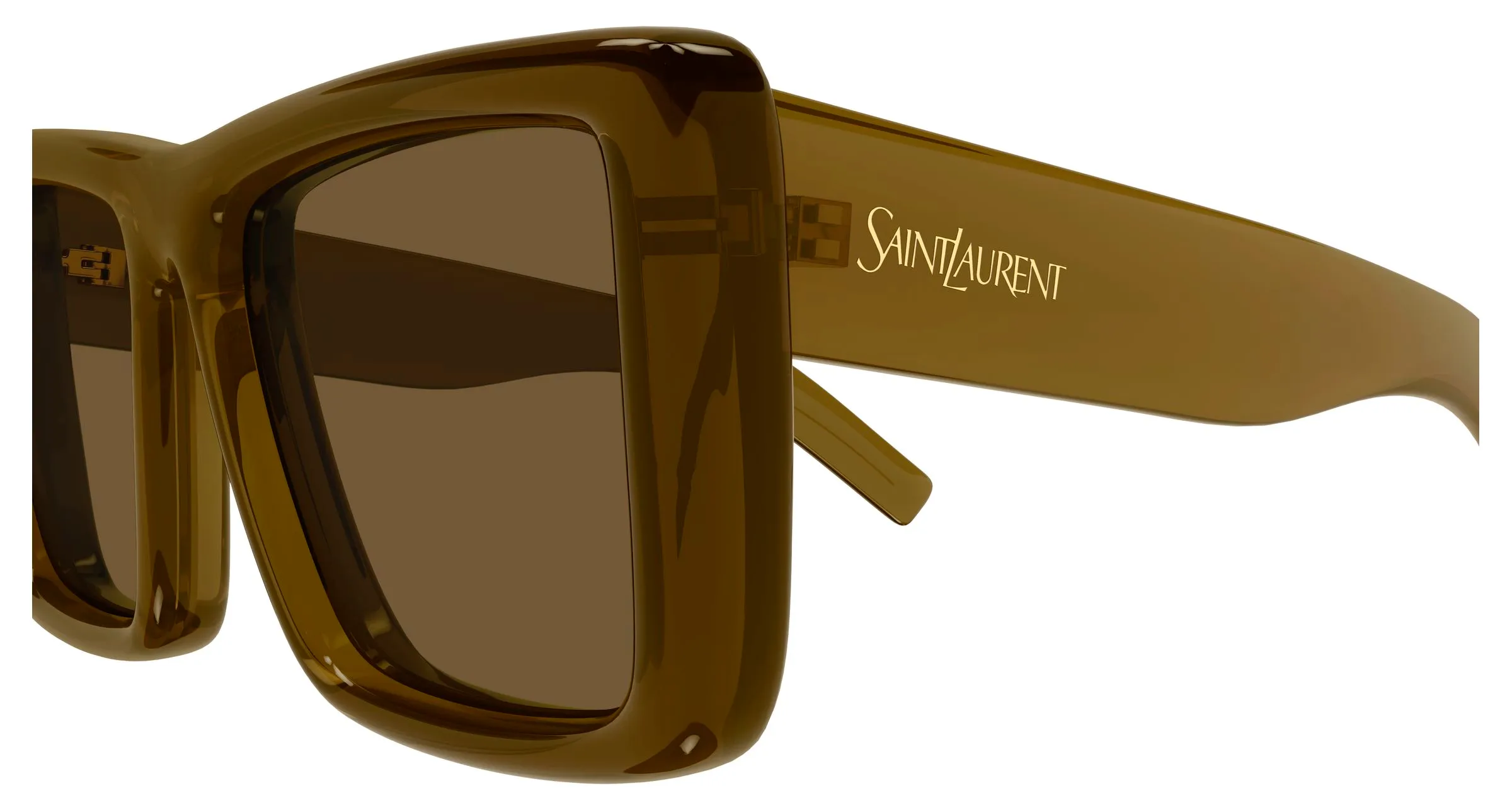 SAINT LAURENT SL 900 HOWL 004 Occhiali da sole Bio-iniettato Marrone Marrone Squadrata - immagine 3