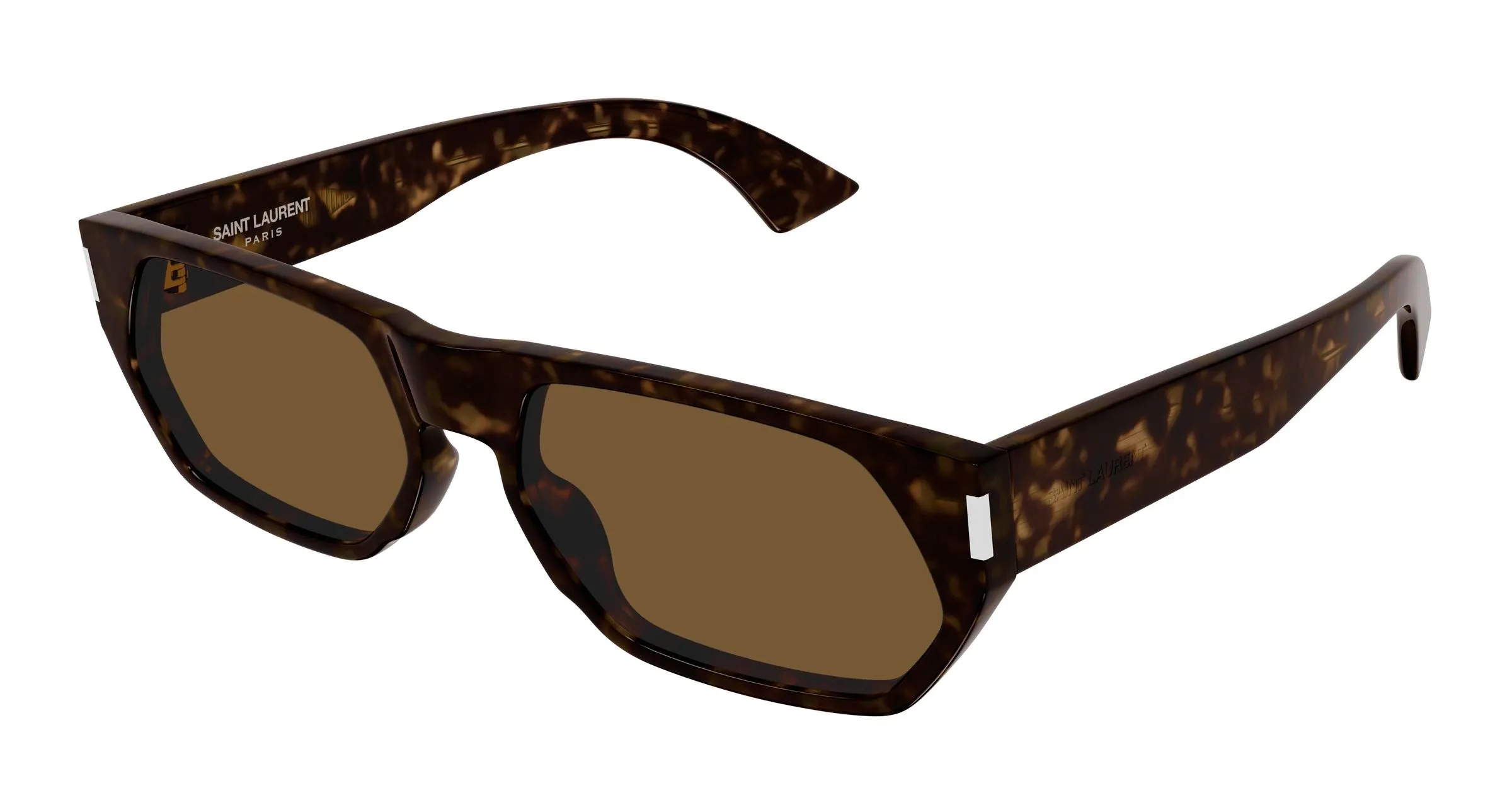 SAINT LAURENT SL 898 006 Occhiali da sole Acetato Havana Marrone Squadrata - immagine 1