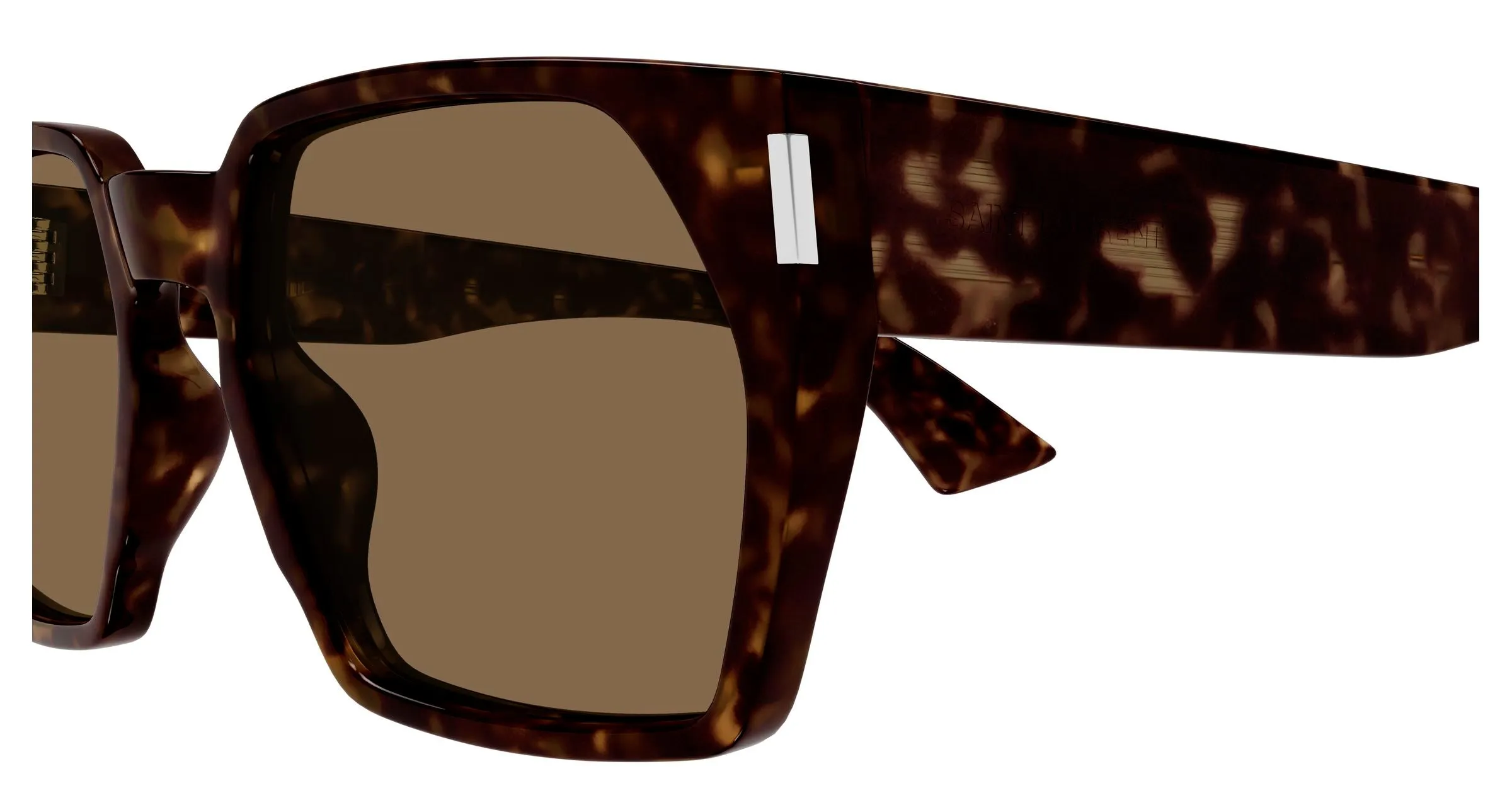 SAINT LAURENT SL 894 006 Occhiali da sole Acetato Havana Marrone Squadrata - immagine 3