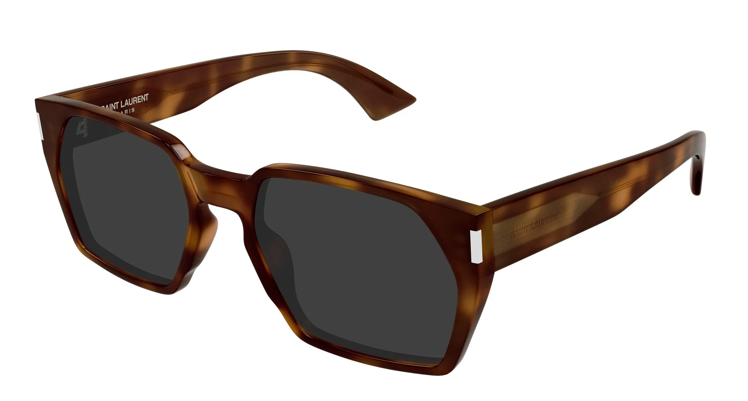 SAINT LAURENT SL 894 003 Occhiali da sole Acetato Havana Grigio Squadrata - immagine 1