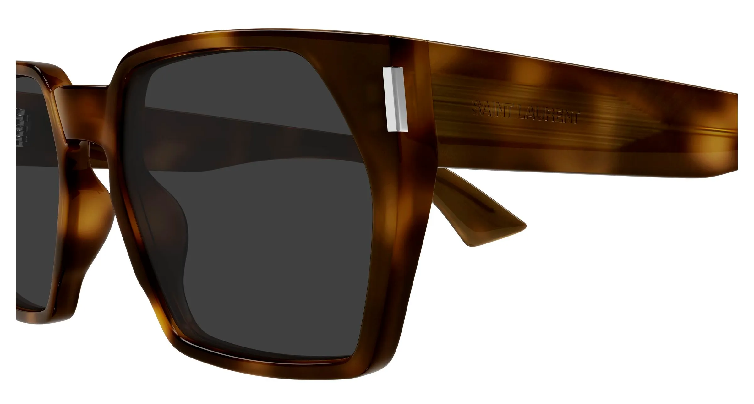 SAINT LAURENT SL 894 003 Occhiali da sole Acetato Havana Grigio Squadrata - immagine 3