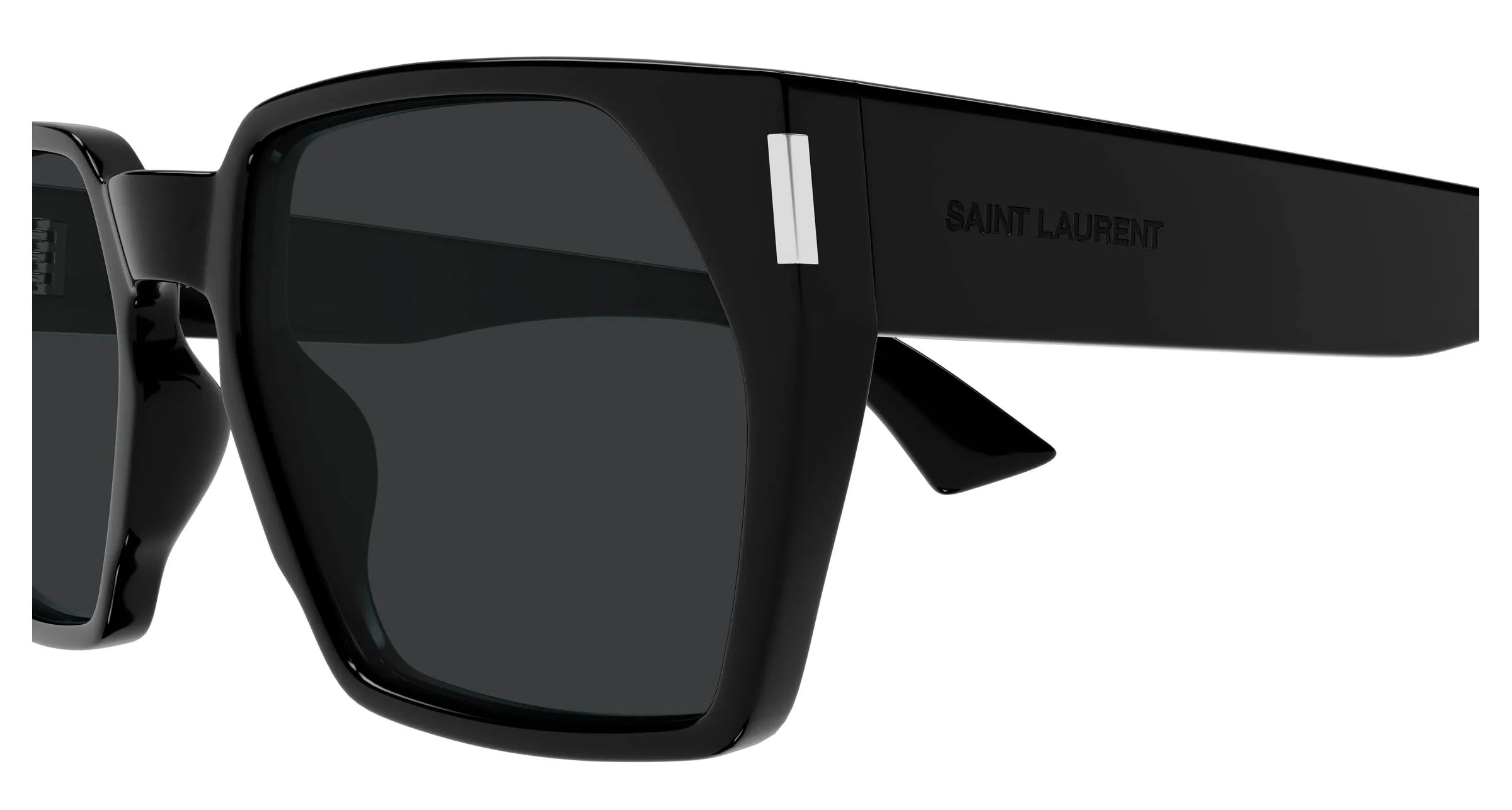 SAINT LAURENT SL 894 001 Occhiali da sole Acetato Nero Nero Squadrata - immagine 3