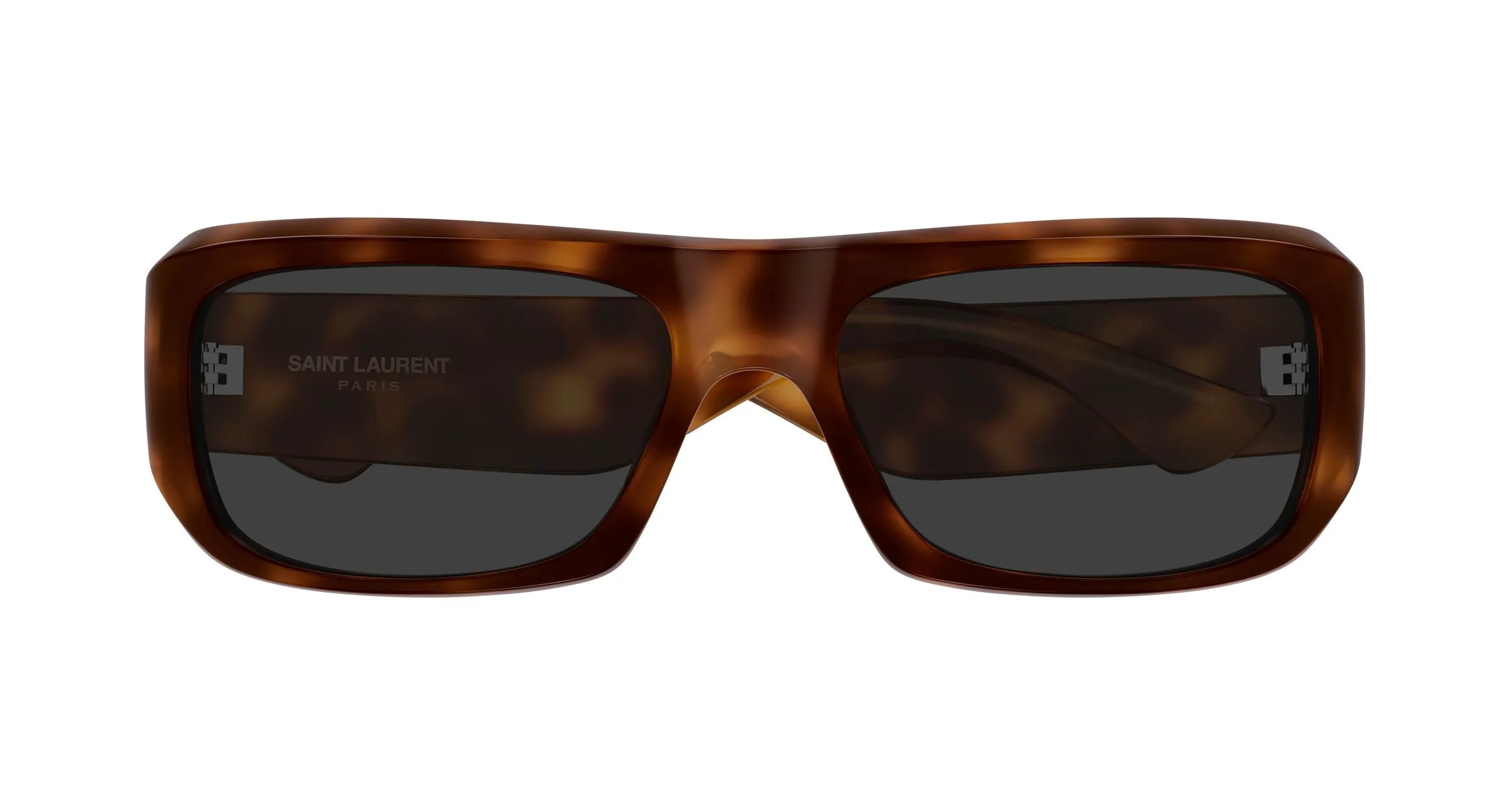 SAINT LAURENT SL 869 003 Occhiali da sole Bio-iniettato Havana Grigio Squadrata - immagine 2