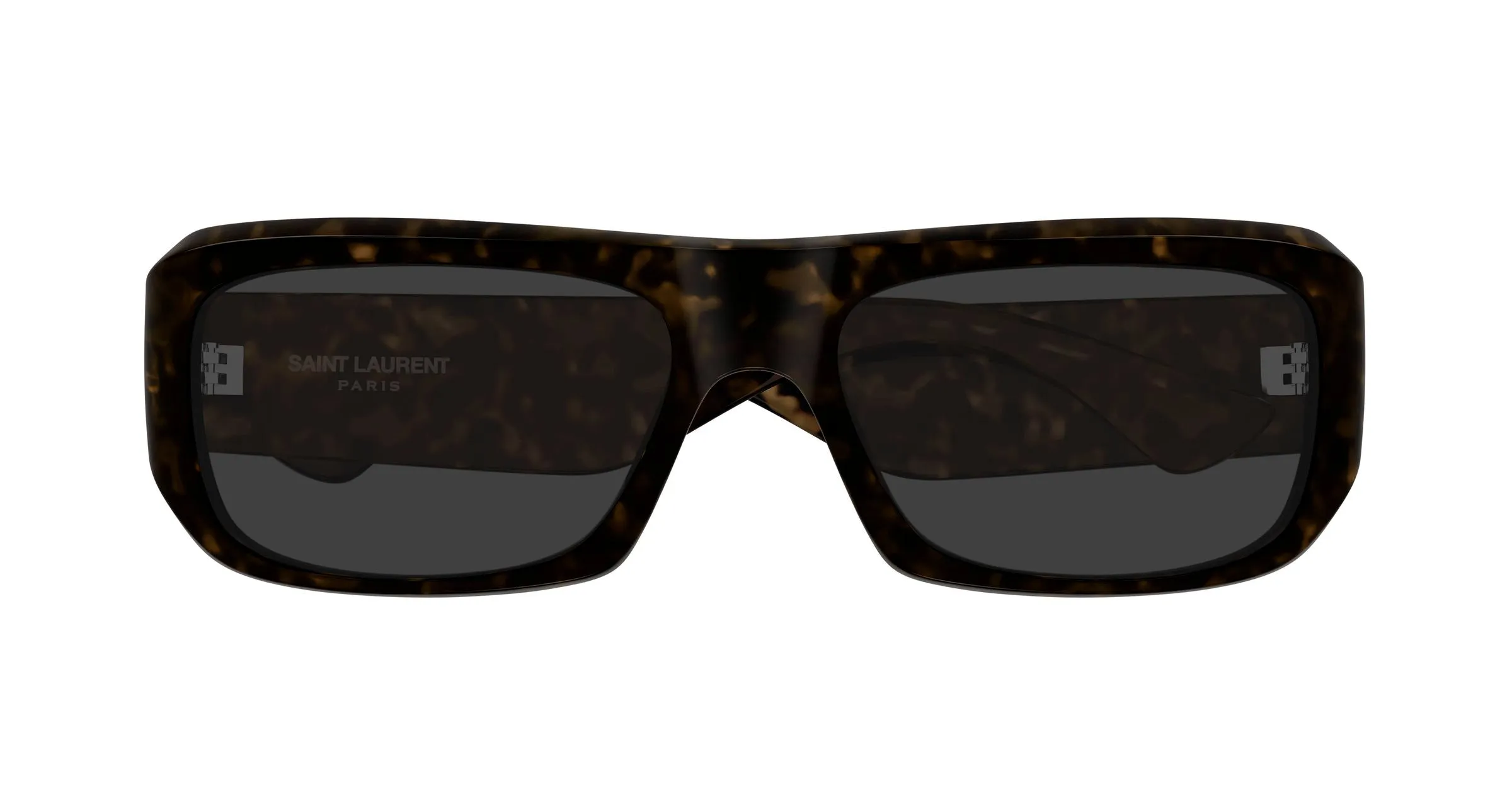 SAINT LAURENT SL 869 002 Occhiali da sole Bio-iniettato Havana Grigio Squadrata - immagine 2