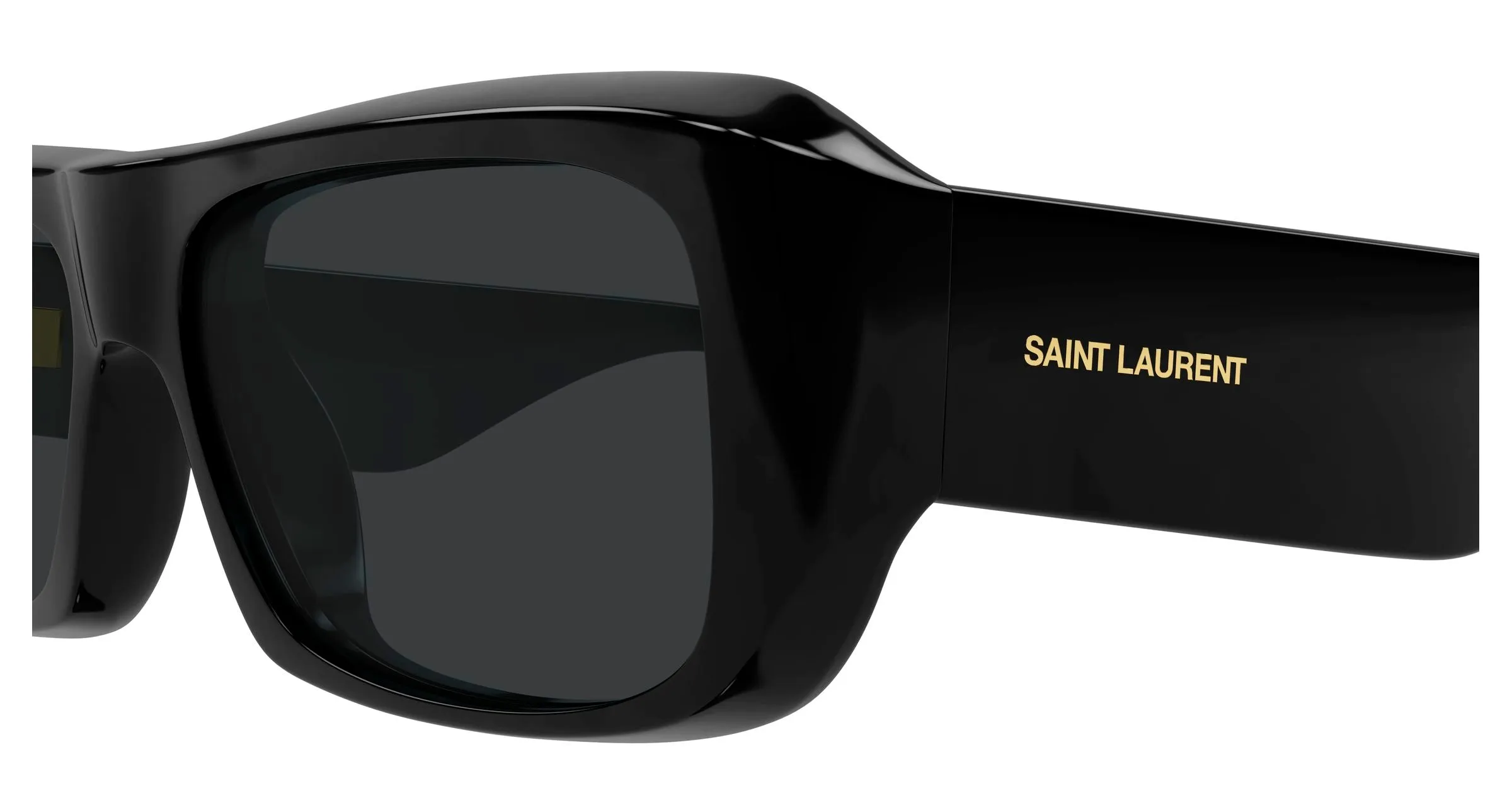 SAINT LAURENT SL 869 001 Occhiali da sole Bio-iniettato Nero Nero Squadrata - immagine 3