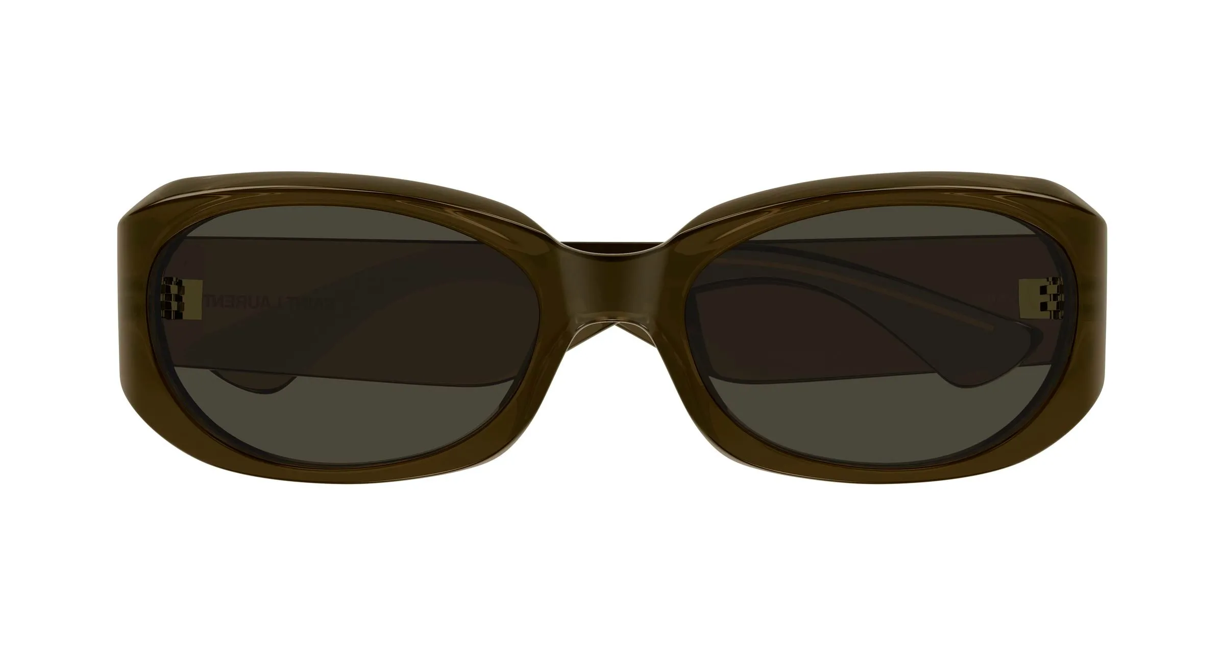 SAINT LAURENT SL 868 005 Occhiali da sole Bio-iniettato Marrone Grigio Squadrata - immagine 2