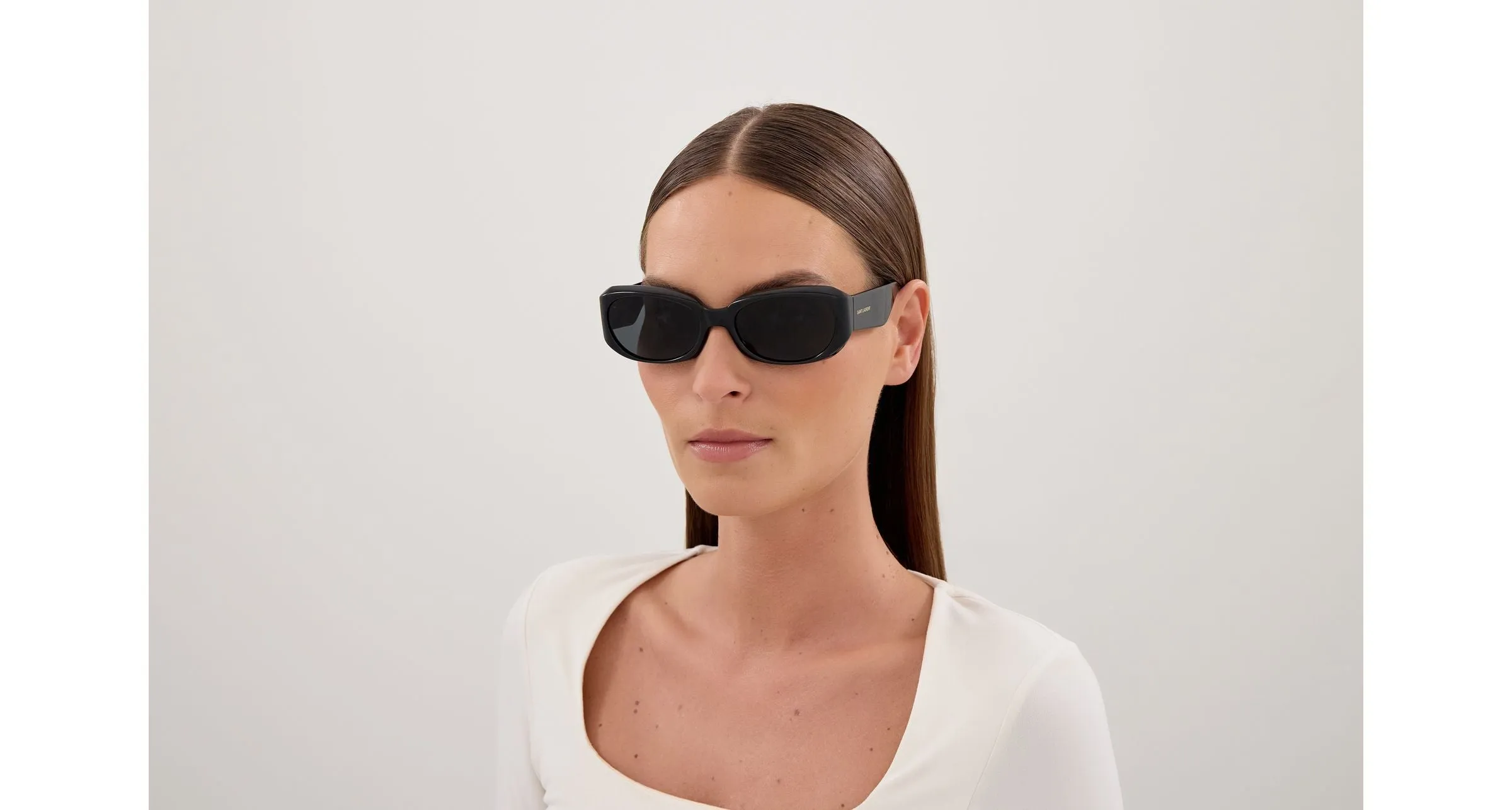 SAINT LAURENT SL 868 001 Occhiali da sole Bio-iniettato Nero Nero Squadrata - immagine 4