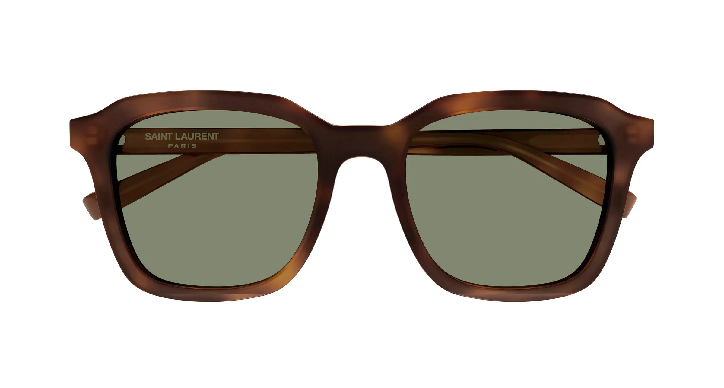 SAINT LAURENT SL 457 008 Occhiali da sole Acetato Havana Verde Squadrata - immagine 2