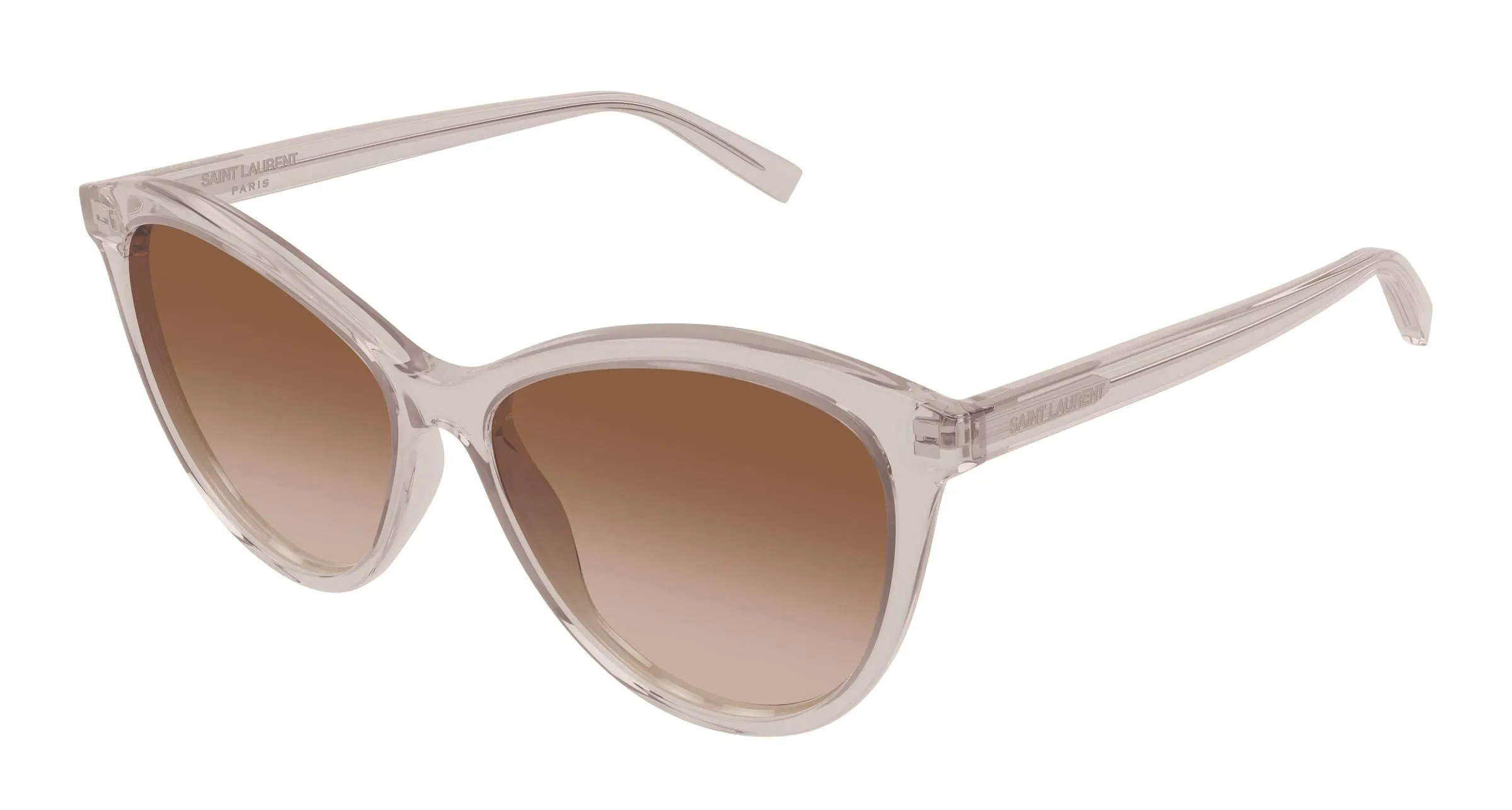 SAINT LAURENT SL 456 011 Occhiali da sole Acetato Rosa Marrone Cat Eye - immagine 1