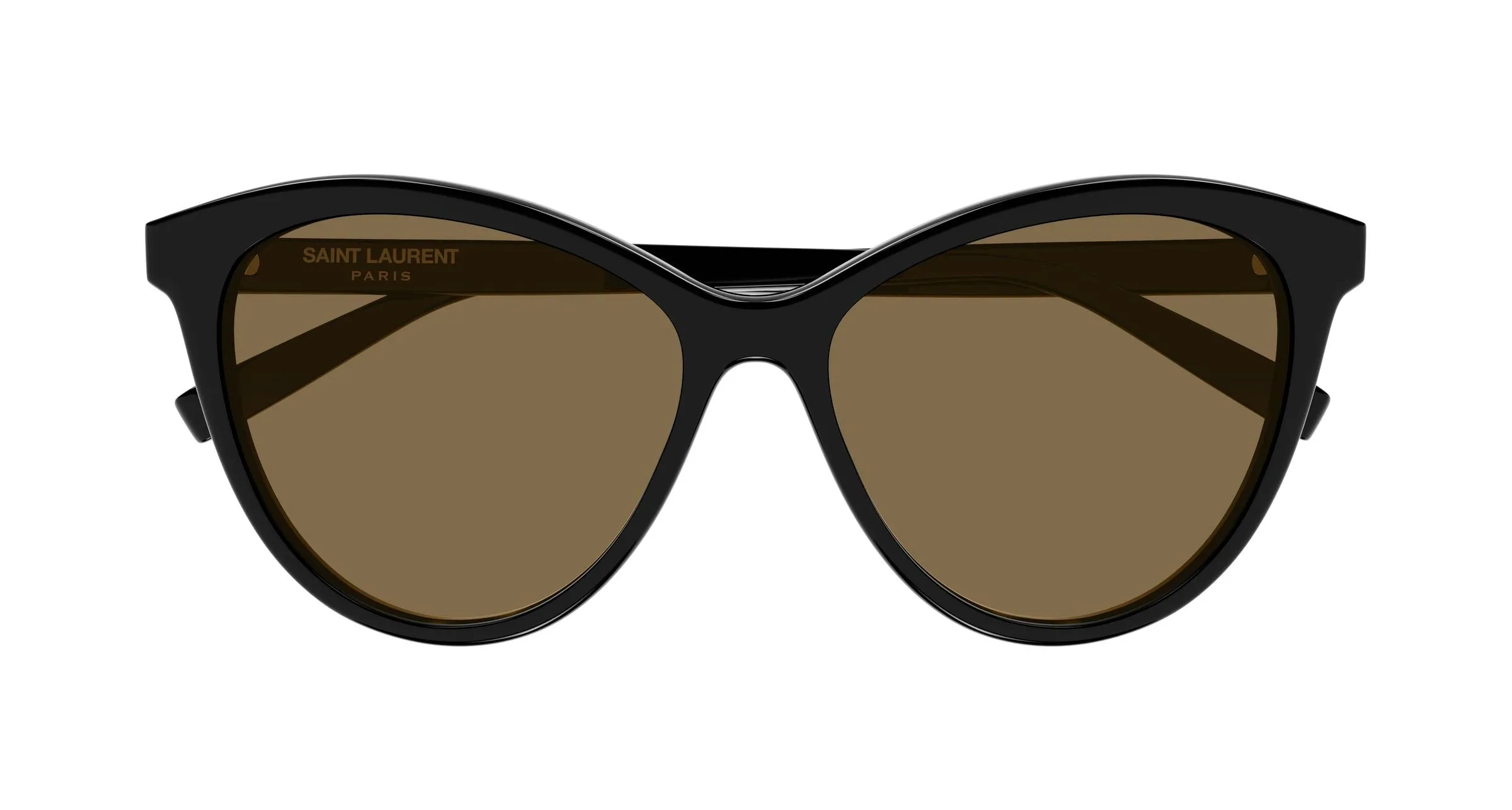 SAINT LAURENT SL 456 009 Occhiali da sole Acetato Nero Marrone Cat Eye - immagine 2