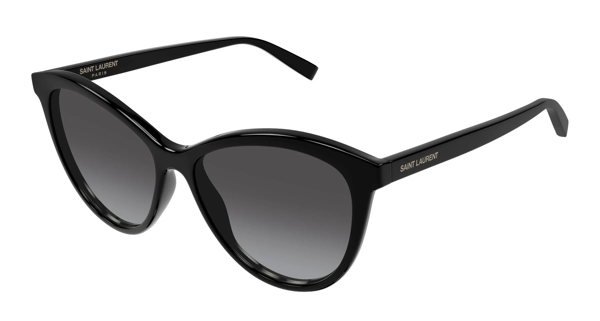 SAINT LAURENT SL 456 008 Occhiali da sole Acetato Nero Grigio Cat Eye - immagine 1